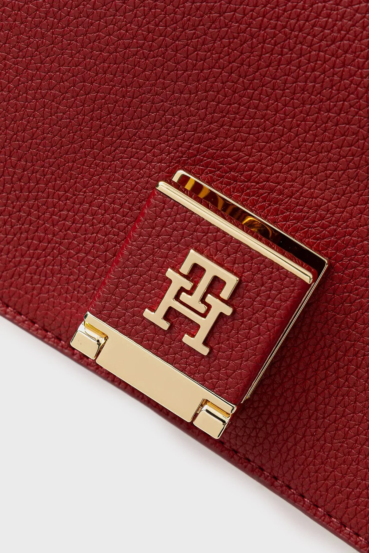 Tommy Hilfiger Logolu Çıkarılabilir Askılı Kadın Çanta AW0AW17216 XLI Kırmızı - 5