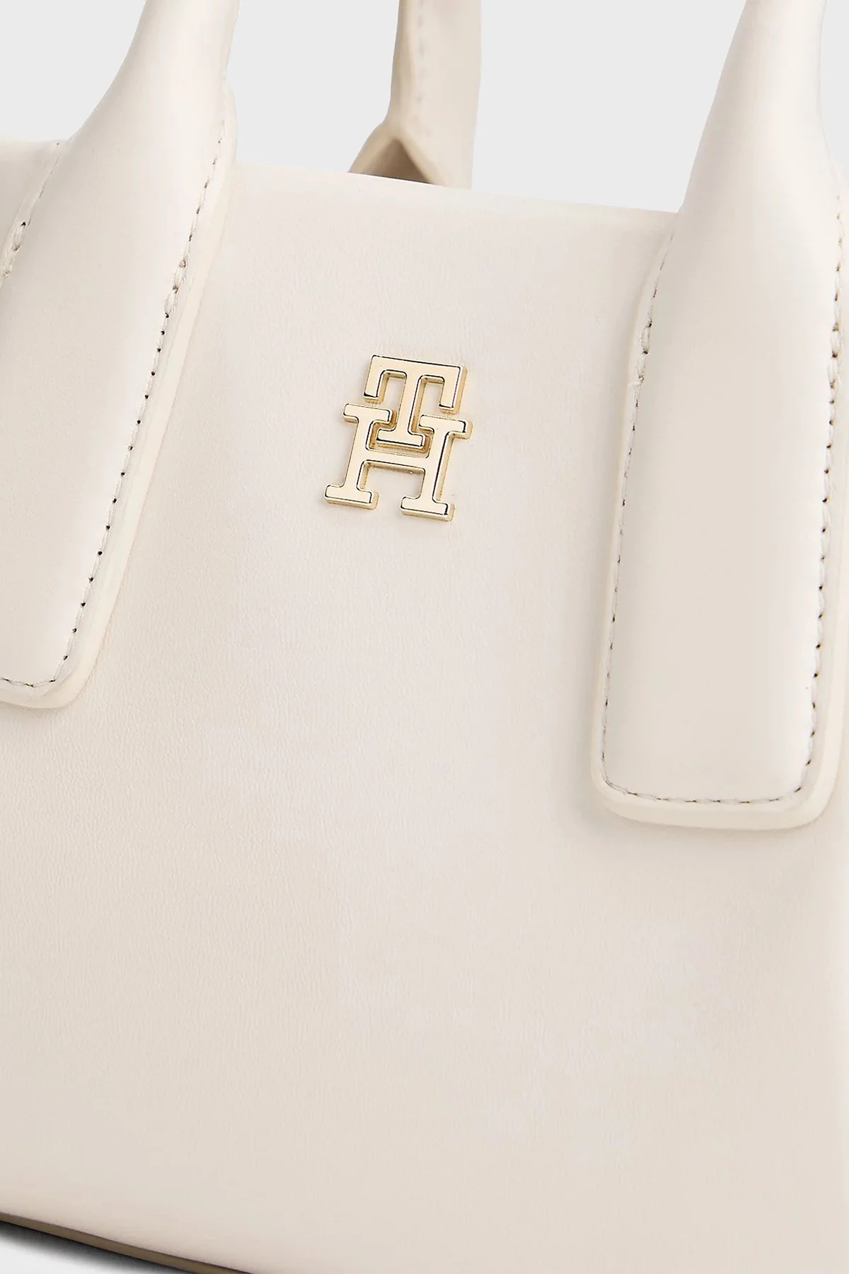 Tommy Hilfiger Logolu Çıkarılabilir Askılı Kadın Çanta AW0AW18371 AEO BEJ - 5