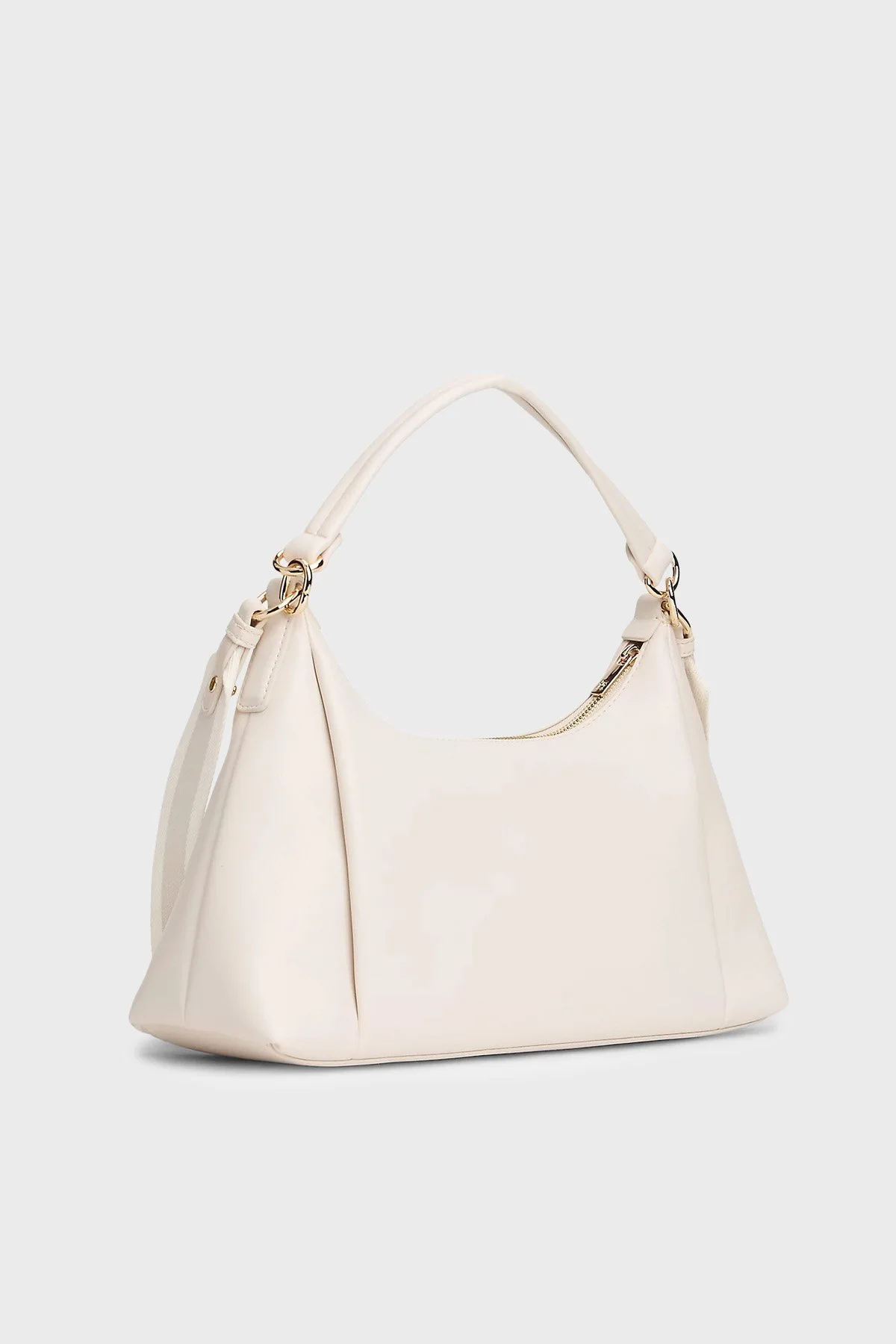 Tommy Hilfiger Logolu Çıkarılabilir Askılı Kadın Çanta AW0AW18373 AEO BEJ - 3