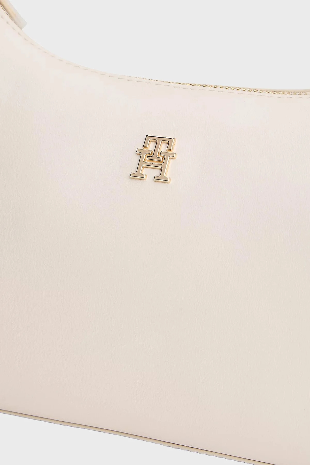 Tommy Hilfiger Logolu Çıkarılabilir Askılı Kadın Çanta AW0AW18373 AEO BEJ - 5