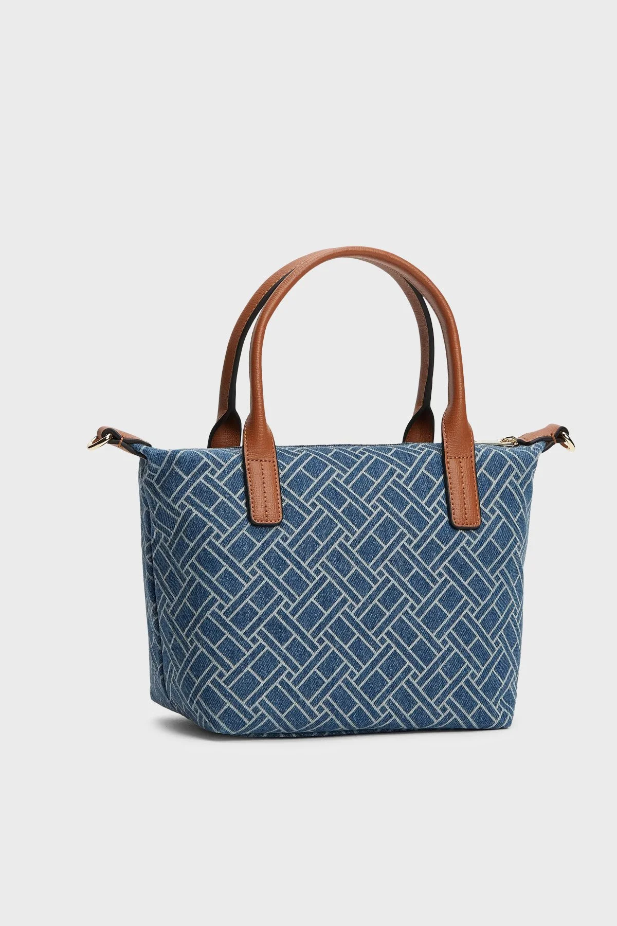 Tommy Hilfiger Logolu Çıkarılabilir Askılı Kadın Çanta AW0AW18612 0GY MAVİ - 3