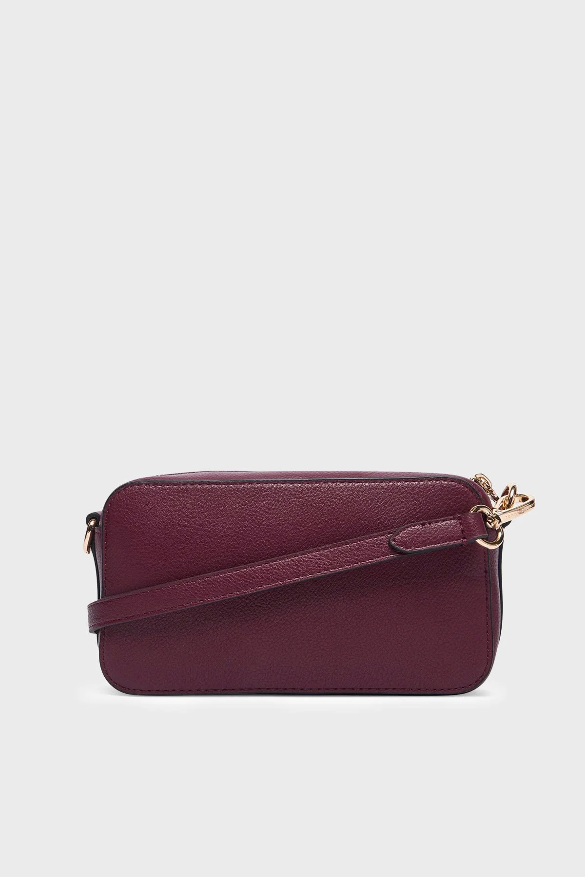 Tommy Hilfiger Logolu Çıkarılabilir Askılı Kadın Çanta AW0AW18721 GNE Bordo - 3