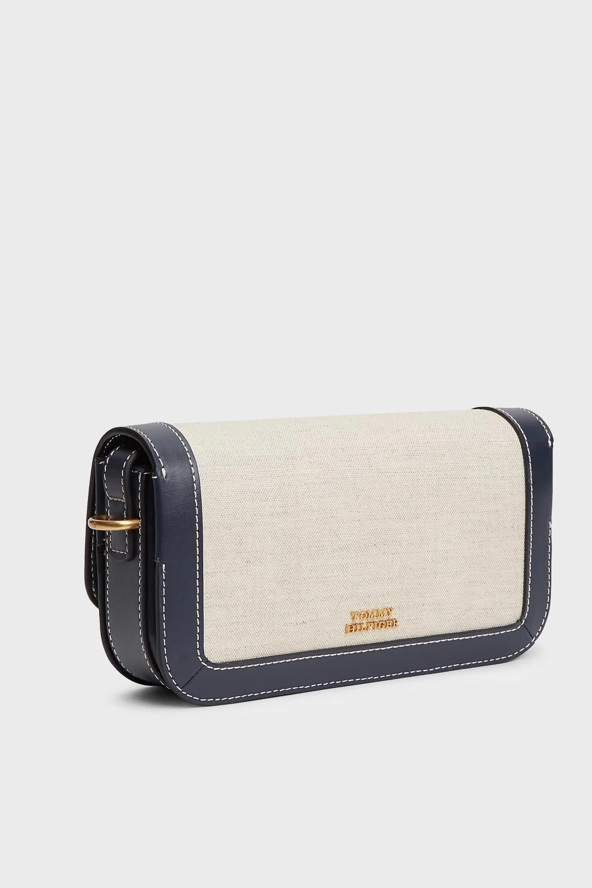 Tommy Hilfiger Logolu Çıkarılabilir Askılı Kadın Çanta AW0AW18737 DW6 Lacivert - 3