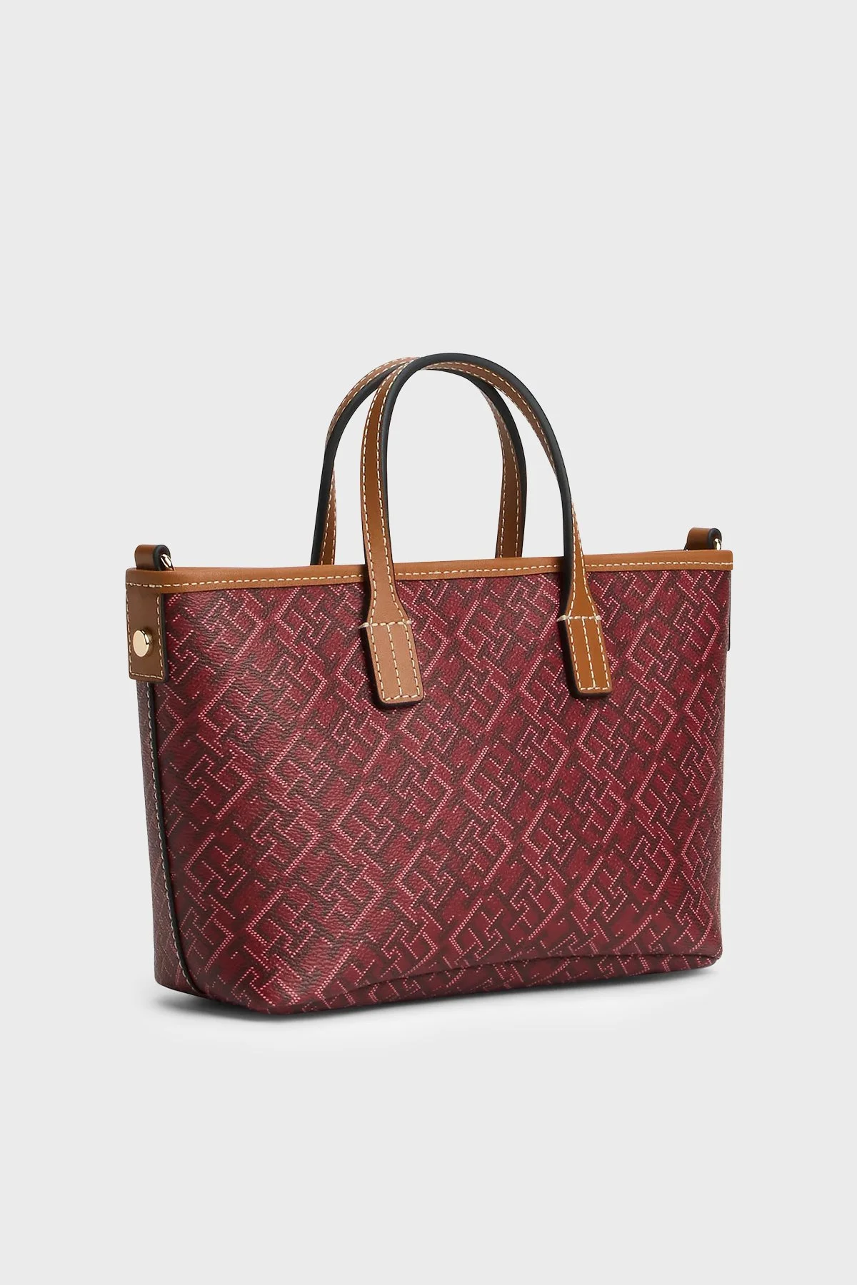 Tommy Hilfiger Logolu Çıkarılabilir Askılı Kadın Çanta AW0AW18848 0KQ Kırmızı-taba - 3