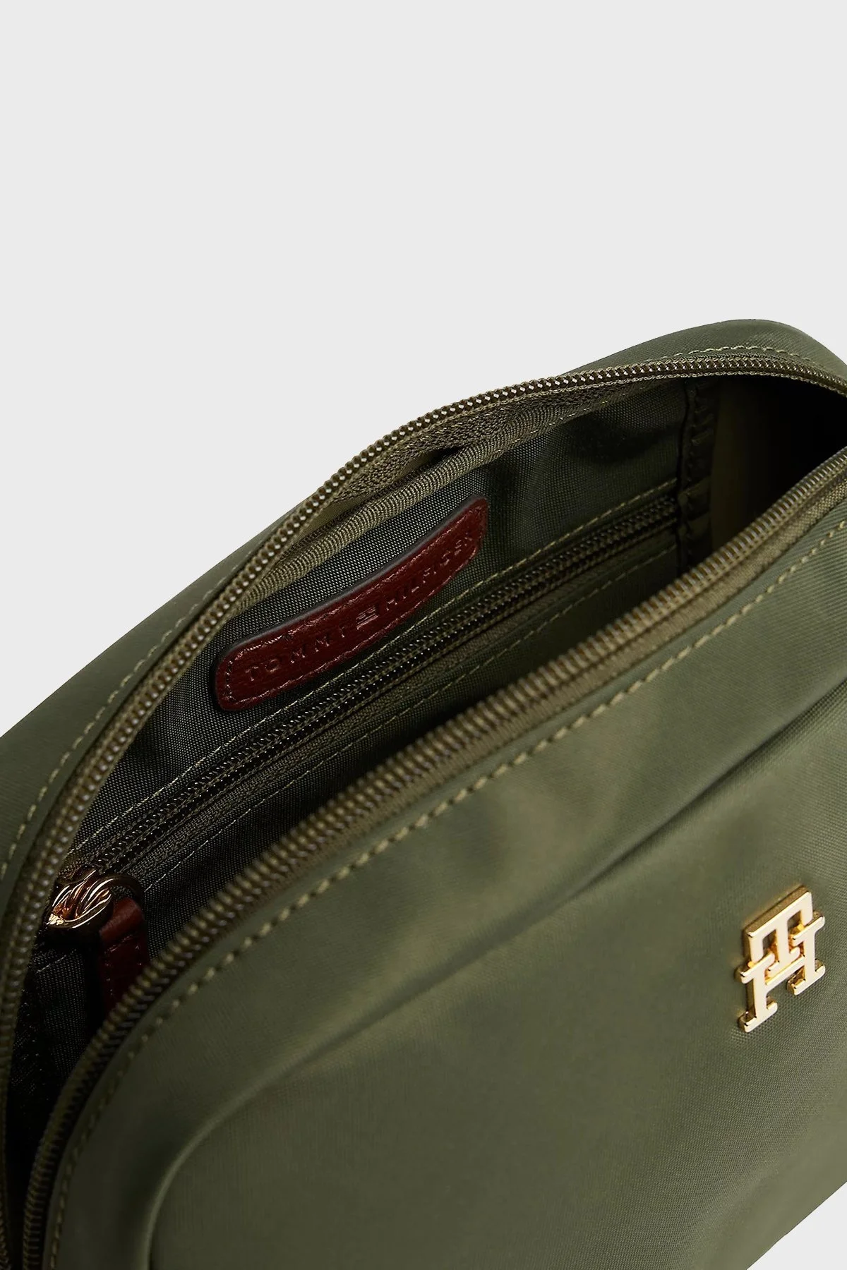 Tommy Hilfiger Logolu Çıkarılabilir Askılı Mini Bayan Çanta AW0AW17704 MT1 YEŞİL - 4