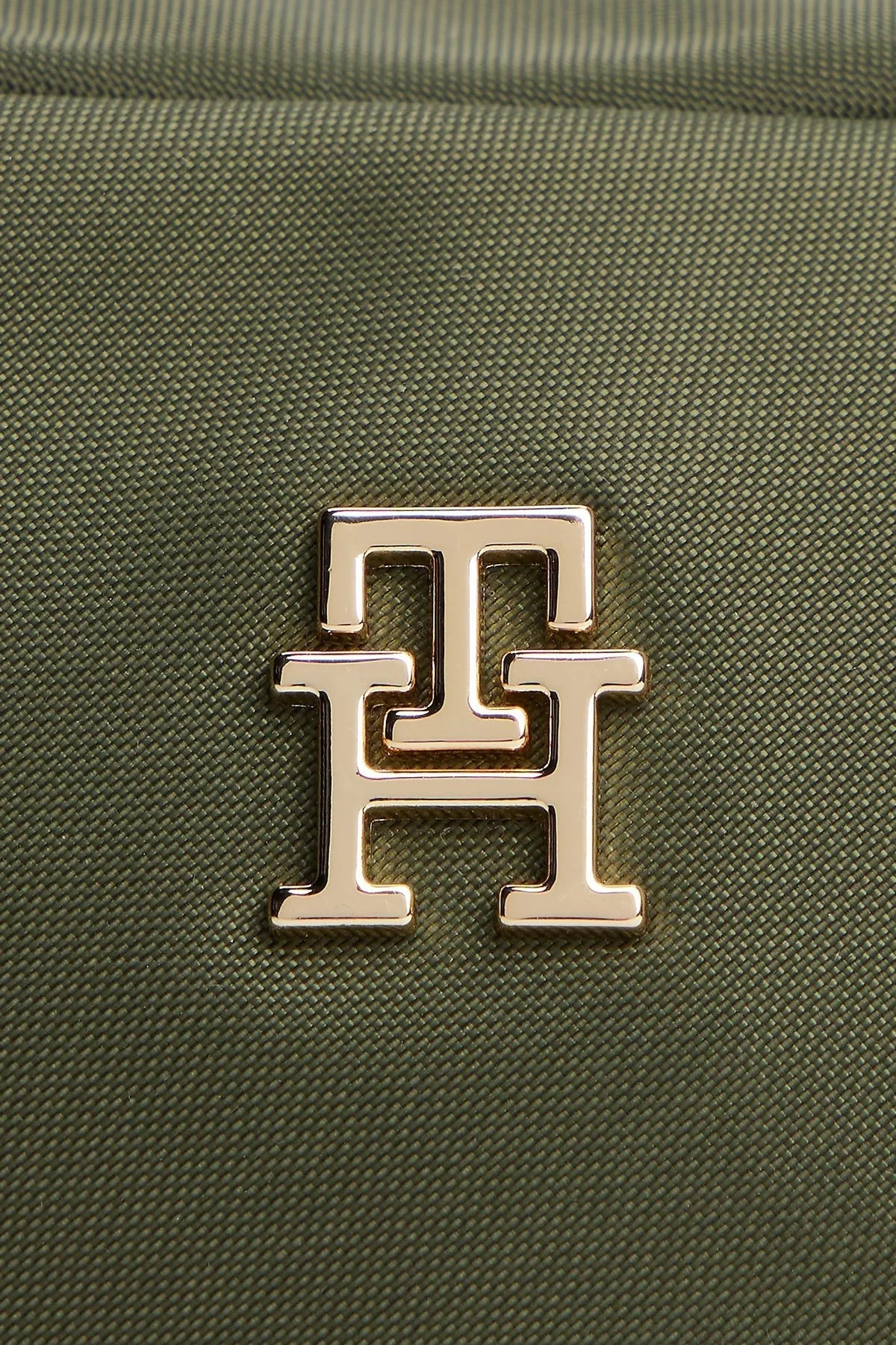 Tommy Hilfiger Logolu Çıkarılabilir Askılı Mini Bayan Çanta AW0AW17704 MT1 YEŞİL - 5