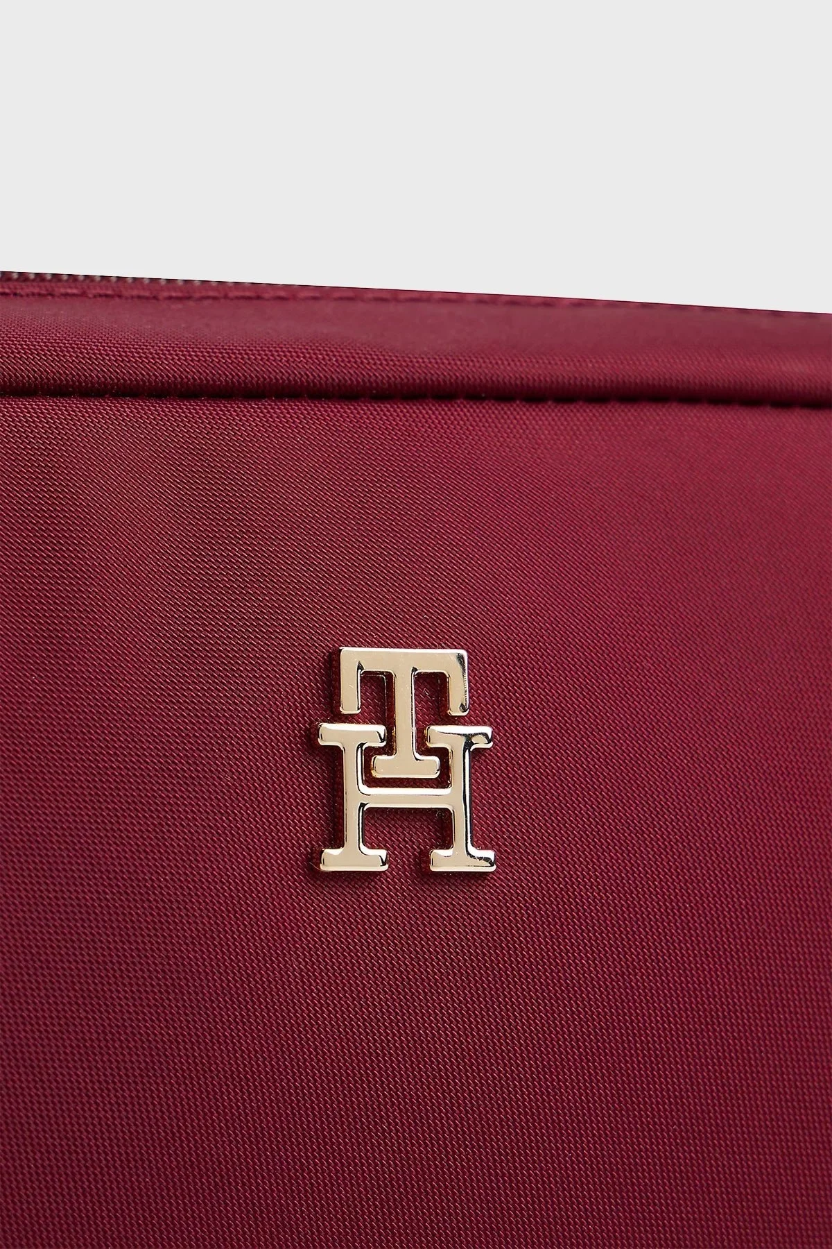 Tommy Hilfiger Logolu Çıkarılabilir Askılı Mini Bayan Çanta AW0AW17704 VLP BORDO - 5