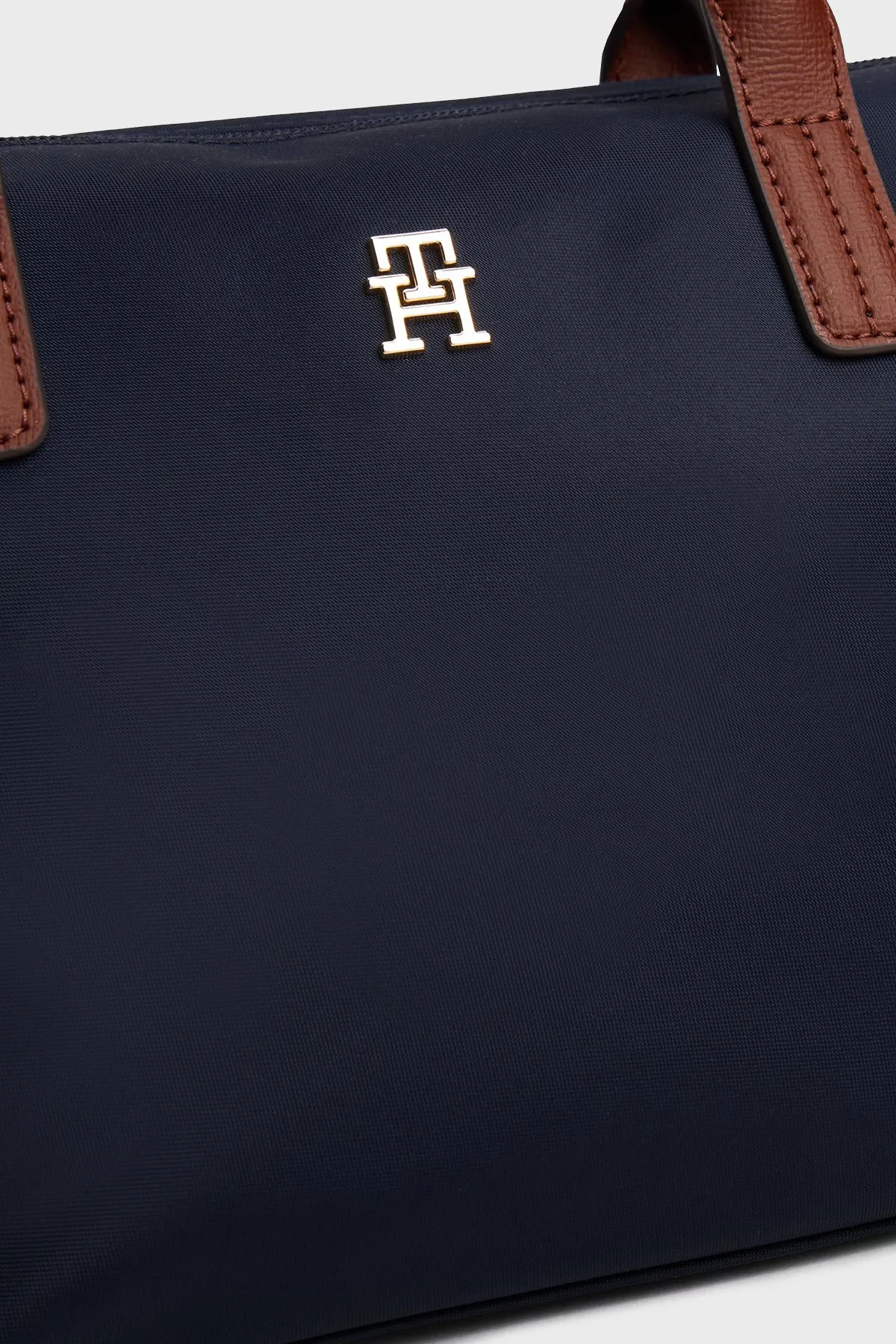 Tommy Hilfiger Logolu Çıkarılabilir Askılı Tote Bayan Çanta AW0AW17709 DW6 LACİVERT - 4