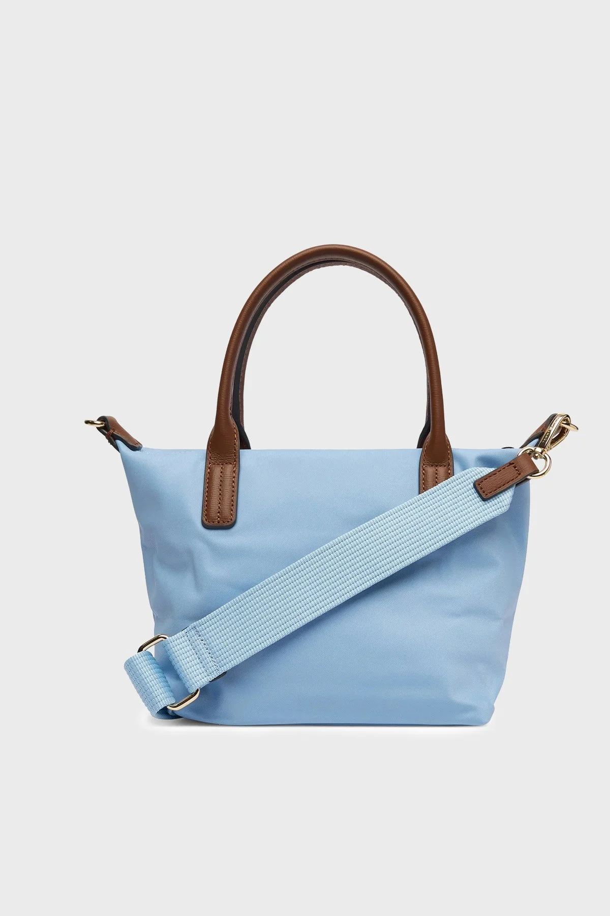 Tommy Hilfiger Logolu Çıkarılabilir Askılı Tote Kadın Çanta AW0AW17709 C1Y MAVİ - 4