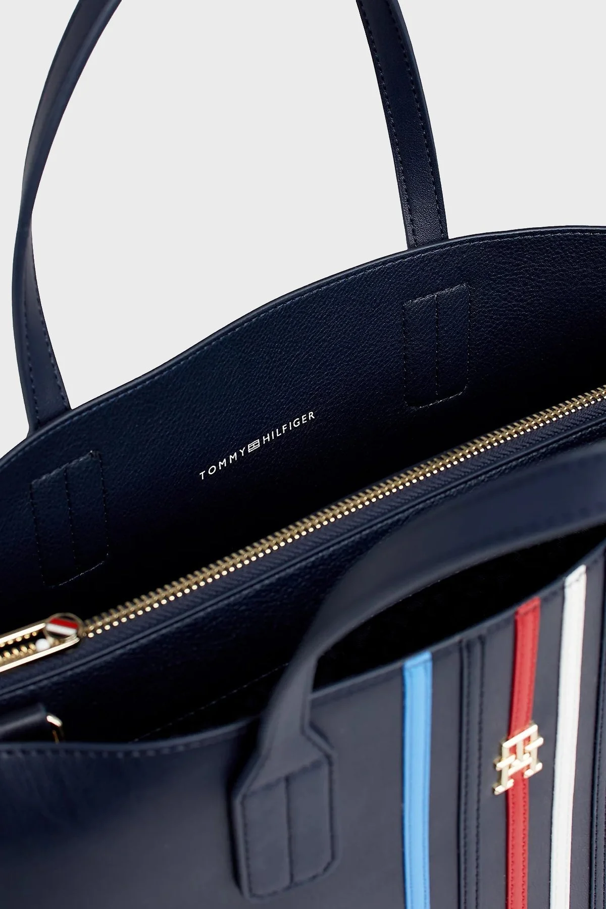 Tommy Hilfiger Logolu Çıkarılabilir Omuz Askılı Bayan Çanta AW0AW16409 DW6 LACİVERT - 3