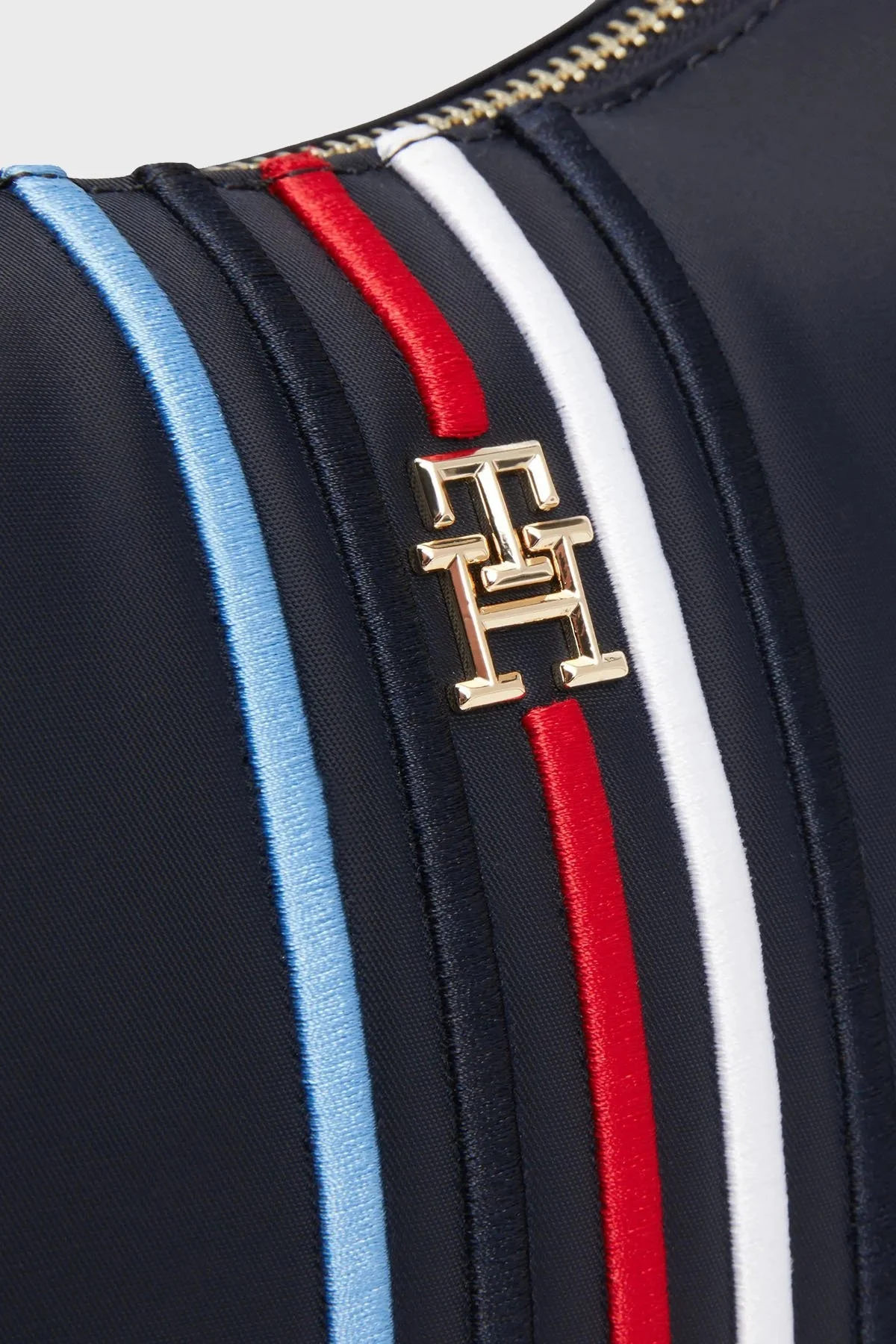 Tommy Hilfiger Logolu Çıkarılabilir Omuz Askılı Bayan Çanta AW0AW16780 DW6 LACİVERT - 3