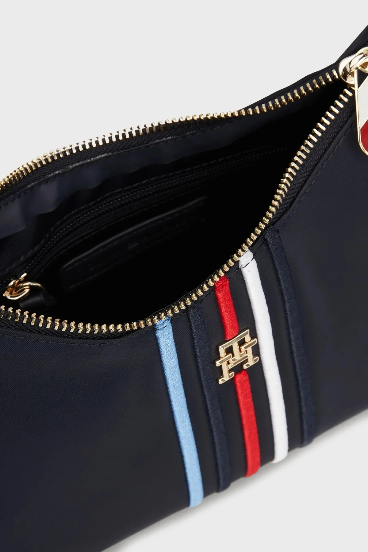 Tommy Hilfiger Logolu Çıkarılabilir Omuz Askılı Bayan Çanta AW0AW16780 DW6 LACİVERT - 4
