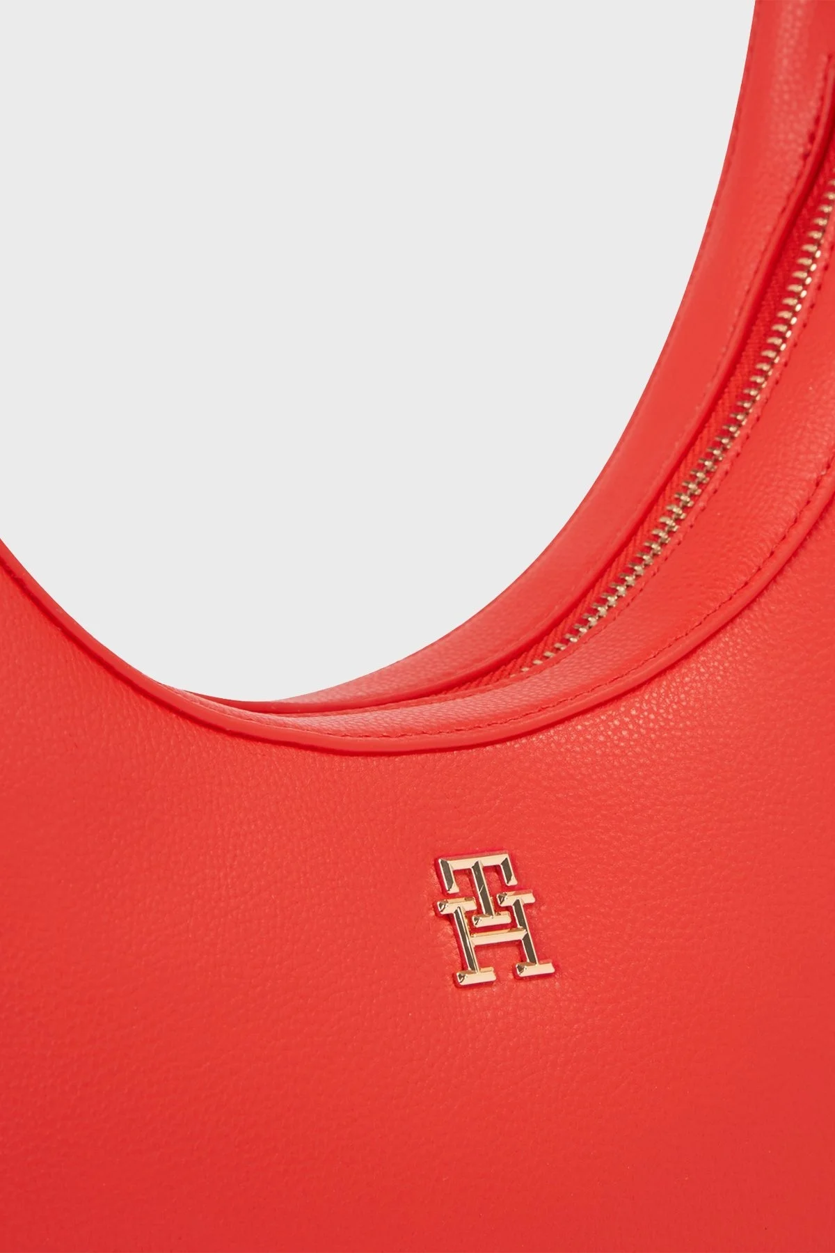 Tommy Hilfiger Logolu Çıkarılabilir Omuz Askılı Fermuarlı Bayan Çanta AW0AW16088 XND KIRMIZI - 6