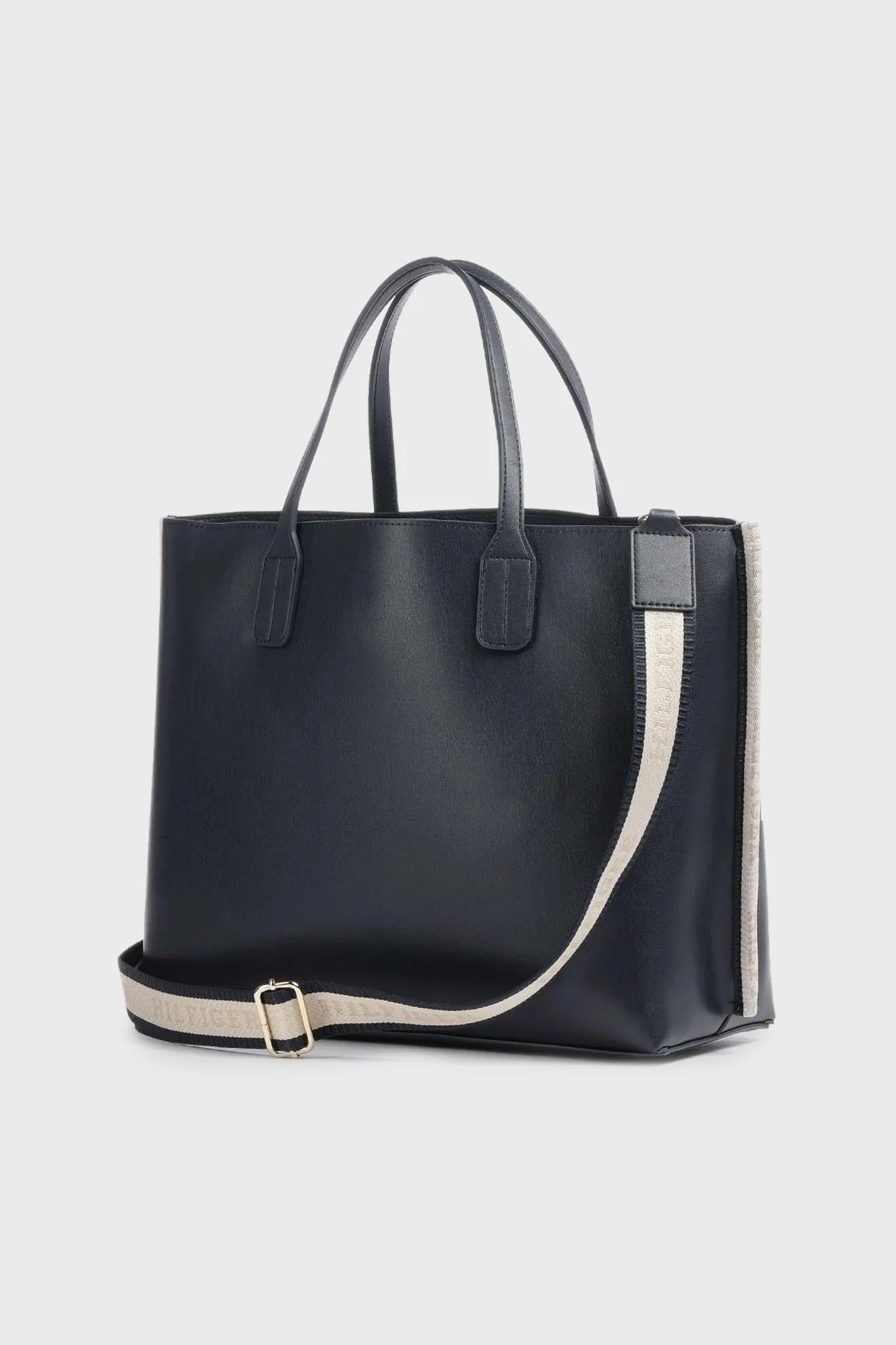 Tommy Hilfiger Logolu Çıkarılabilir Uzatma Askılı Bayan Çanta AW0AW15692 DW6 LACİVERT - 2