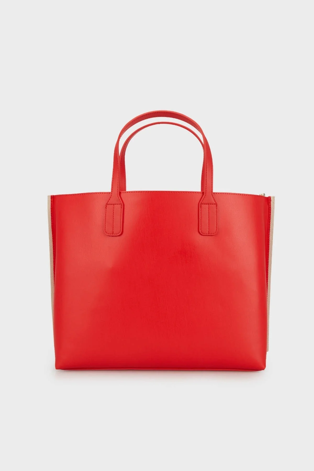 Tommy Hilfiger Logolu Çıkarılabilir Uzatma Askılı Bayan Çanta AW0AW15692 XND KIRMIZI - 4