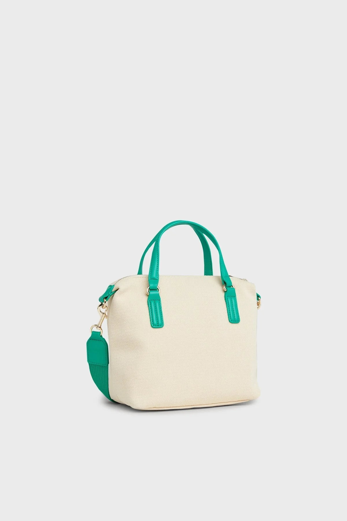 Tommy Hilfiger Logolu Çıkarılabilir Uzatma Askılı Bayan Çanta AW0AW16416 0GD BEJ - 3