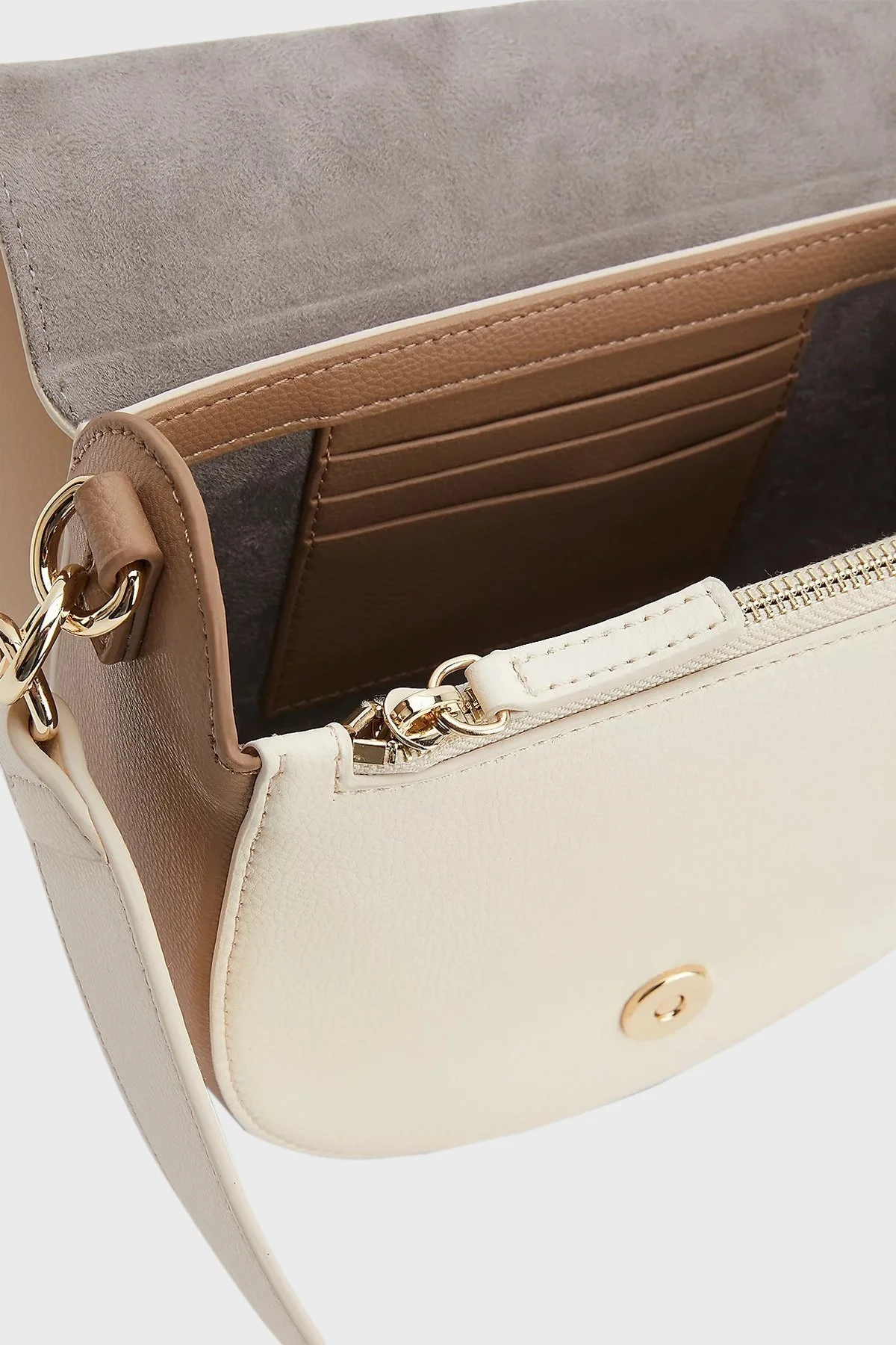 Tommy Hilfiger Logolu Çıkarılabilir ve Ayarlanabilir Uzatma Askılı Bayan Çanta AW0AW14369 0F4 BEJ - 4