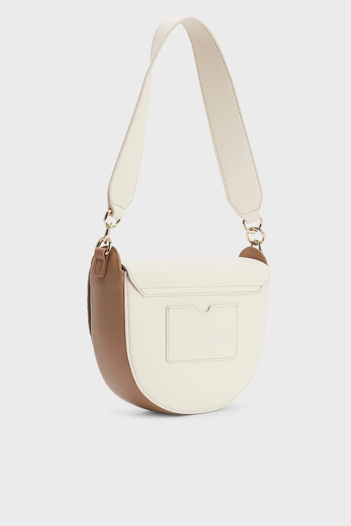 Tommy Hilfiger Logolu Çıkarılabilir ve Ayarlanabilir Uzatma Askılı Bayan Çanta AW0AW14369 0F4 BEJ - 5