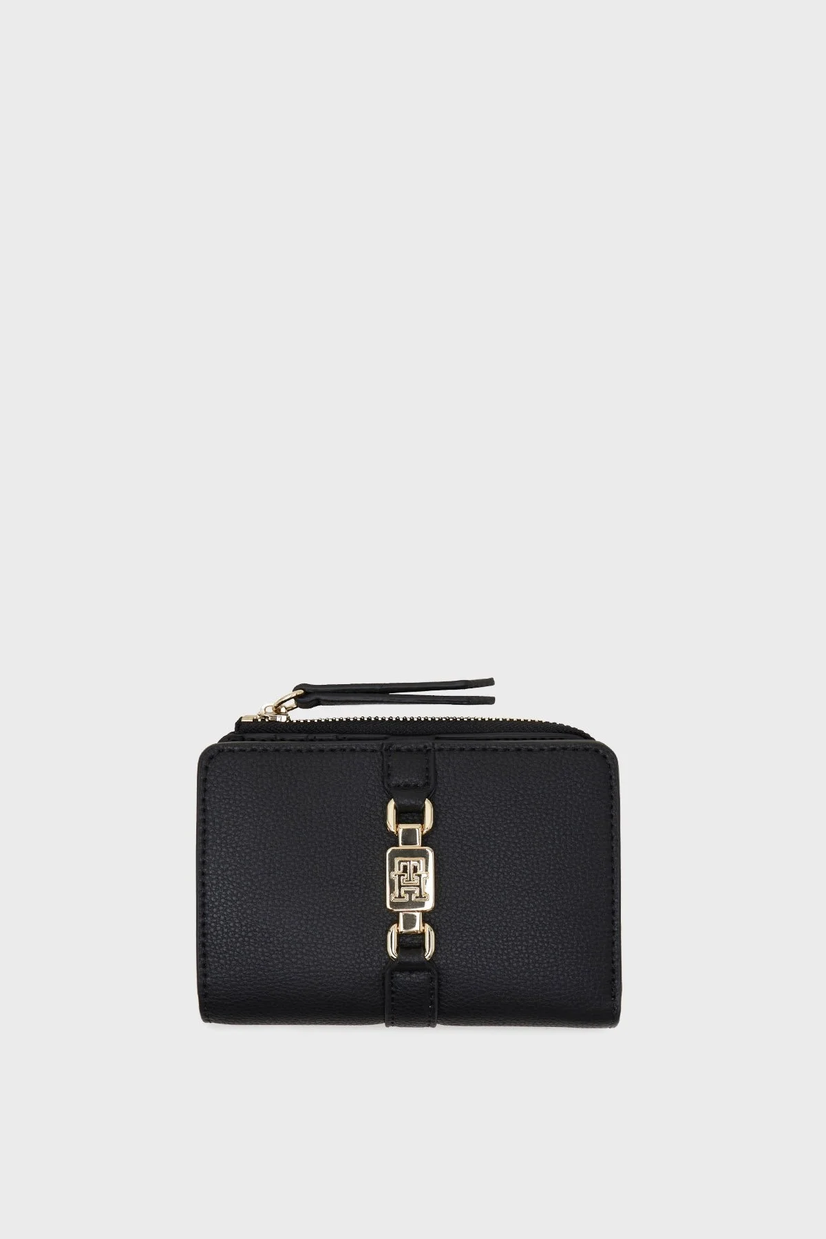 Tommy Hilfiger Logolu Çok Bölmeli Bayan Cüzdan AW0AW15750 BDS SİYAH - 1