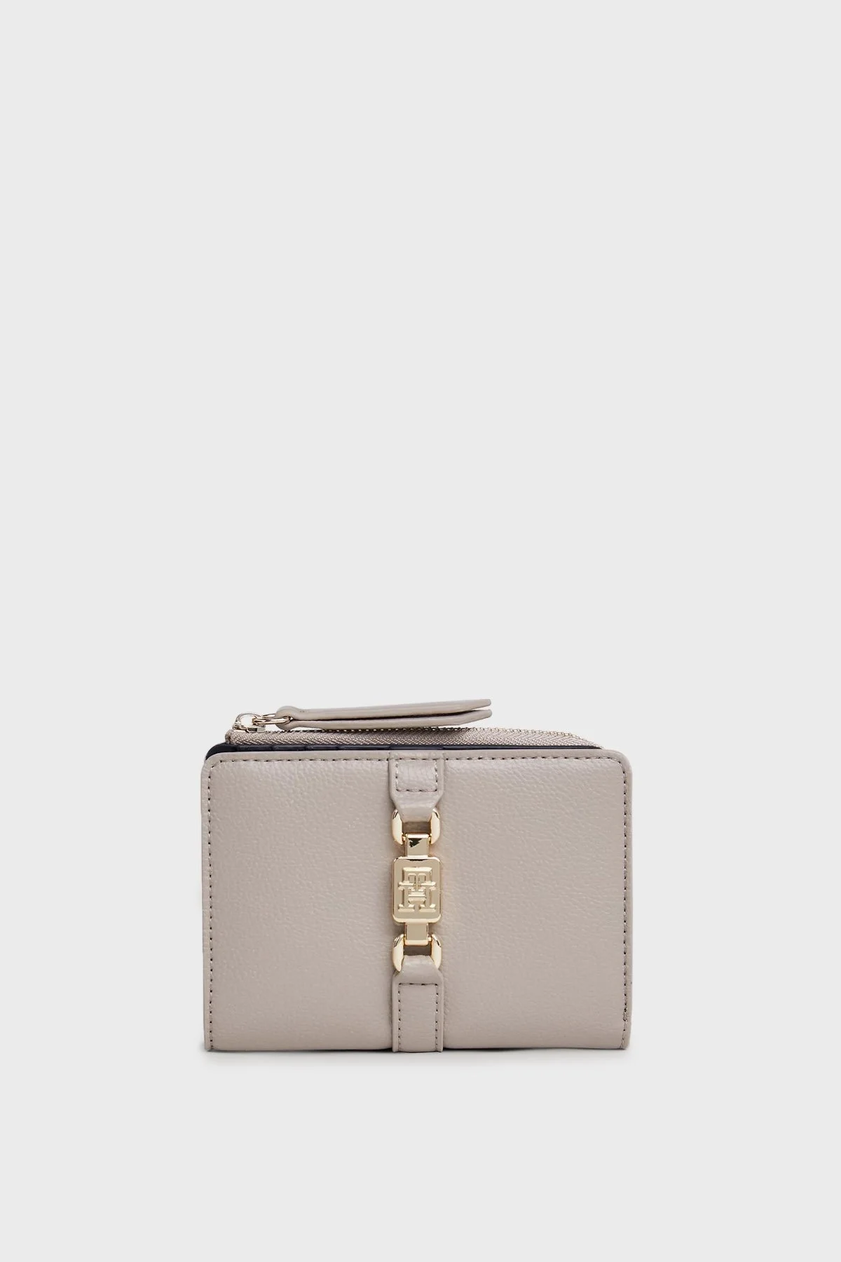 Tommy Hilfiger Logolu Çok Bölmeli Bayan Cüzdan AW0AW15750 PKB GRİ - 1