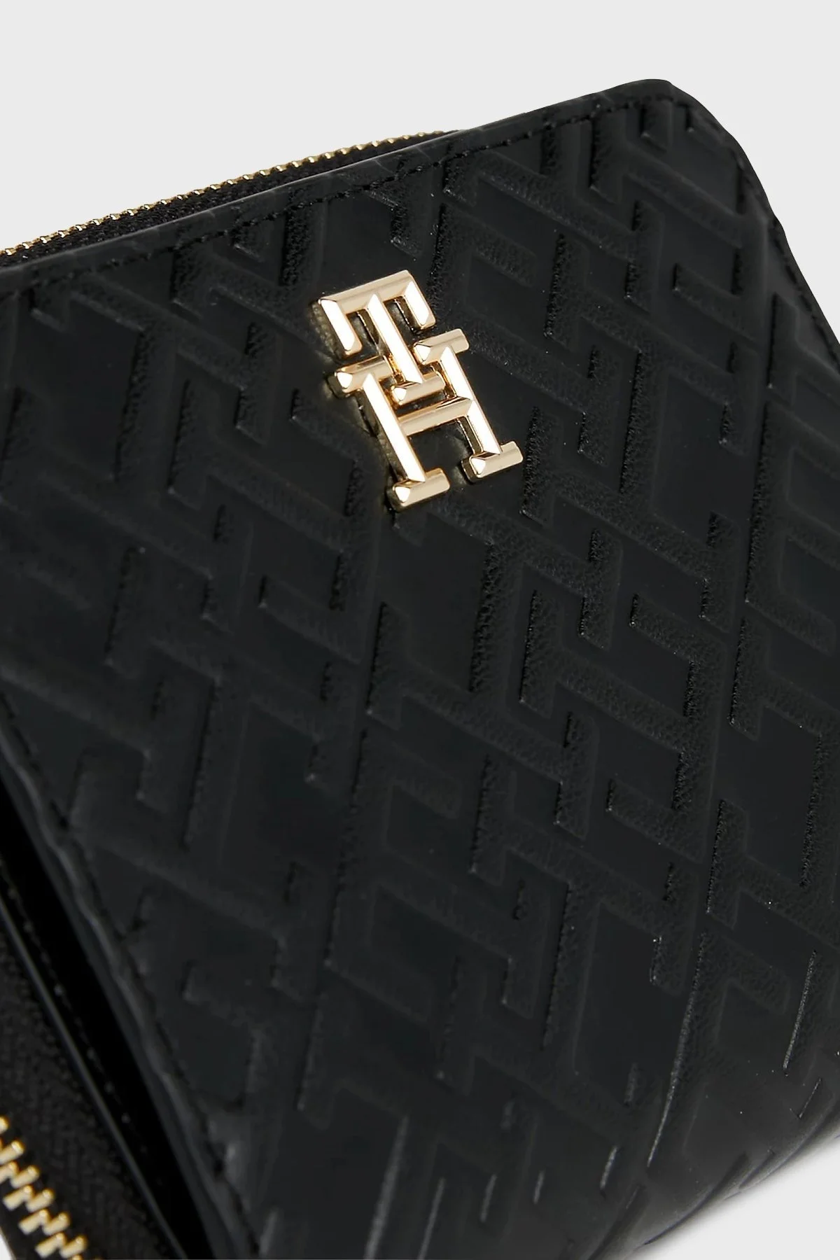Tommy Hilfiger Logolu Çok Bölmeli Bayan Cüzdan AW0AW15755 BDS SİYAH - 3