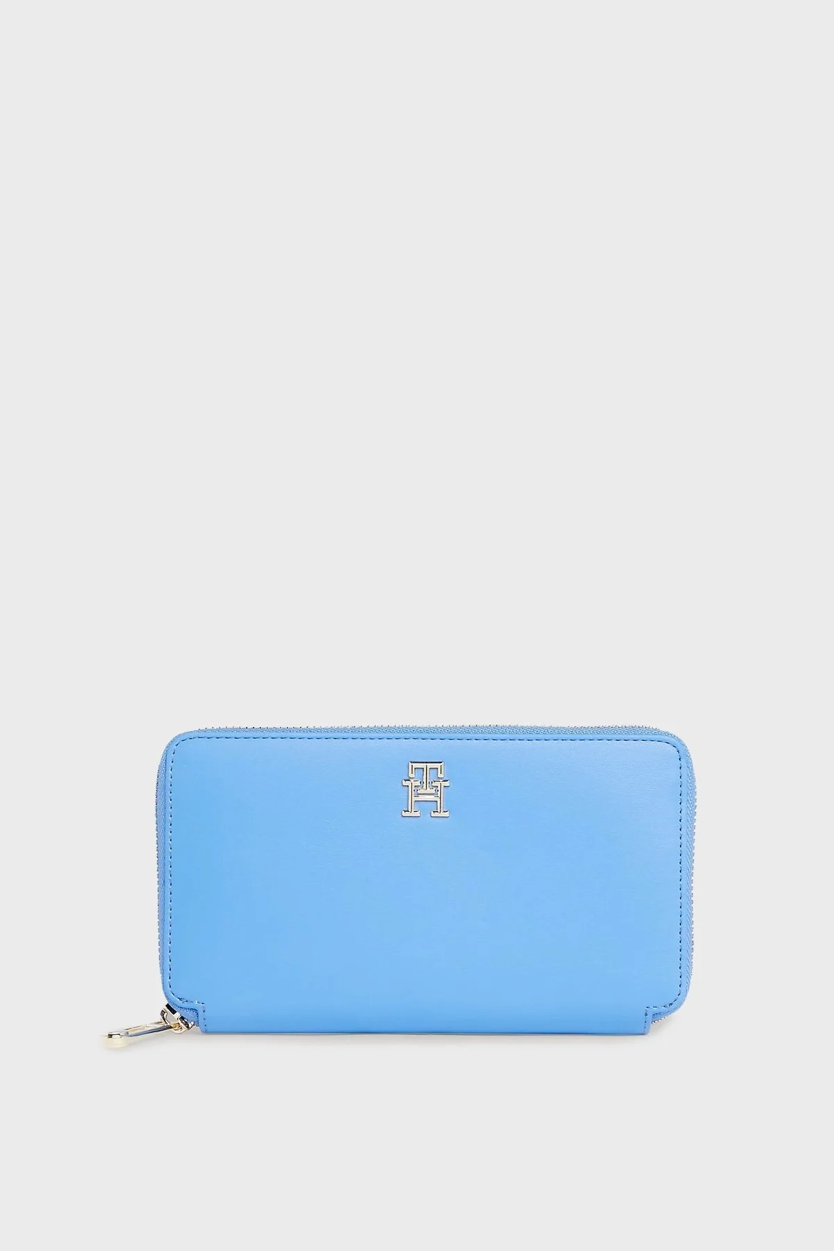 Tommy Hilfiger Logolu Çok Bölmeli Bayan Cüzdan AW0AW16009 C30 MAVİ - 1