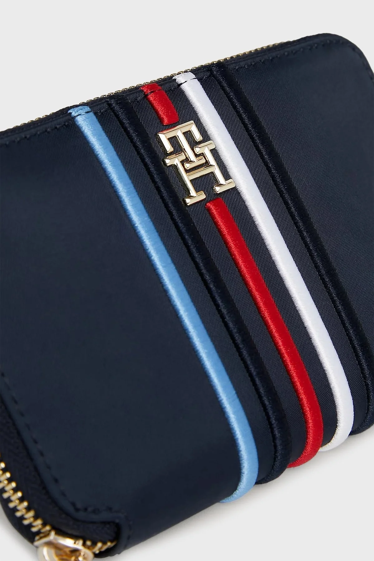 Tommy Hilfiger Logolu Çok Bölmeli Bayan Cüzdan AW0AW16018 DW6 LACİVERT - 4