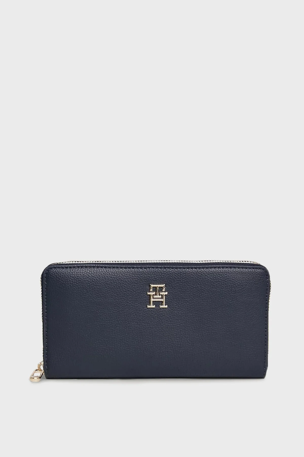 Tommy Hilfiger Logolu Çok Bölmeli Bayan Cüzdan AW0AW16094 DW6 LACİVERT - 1