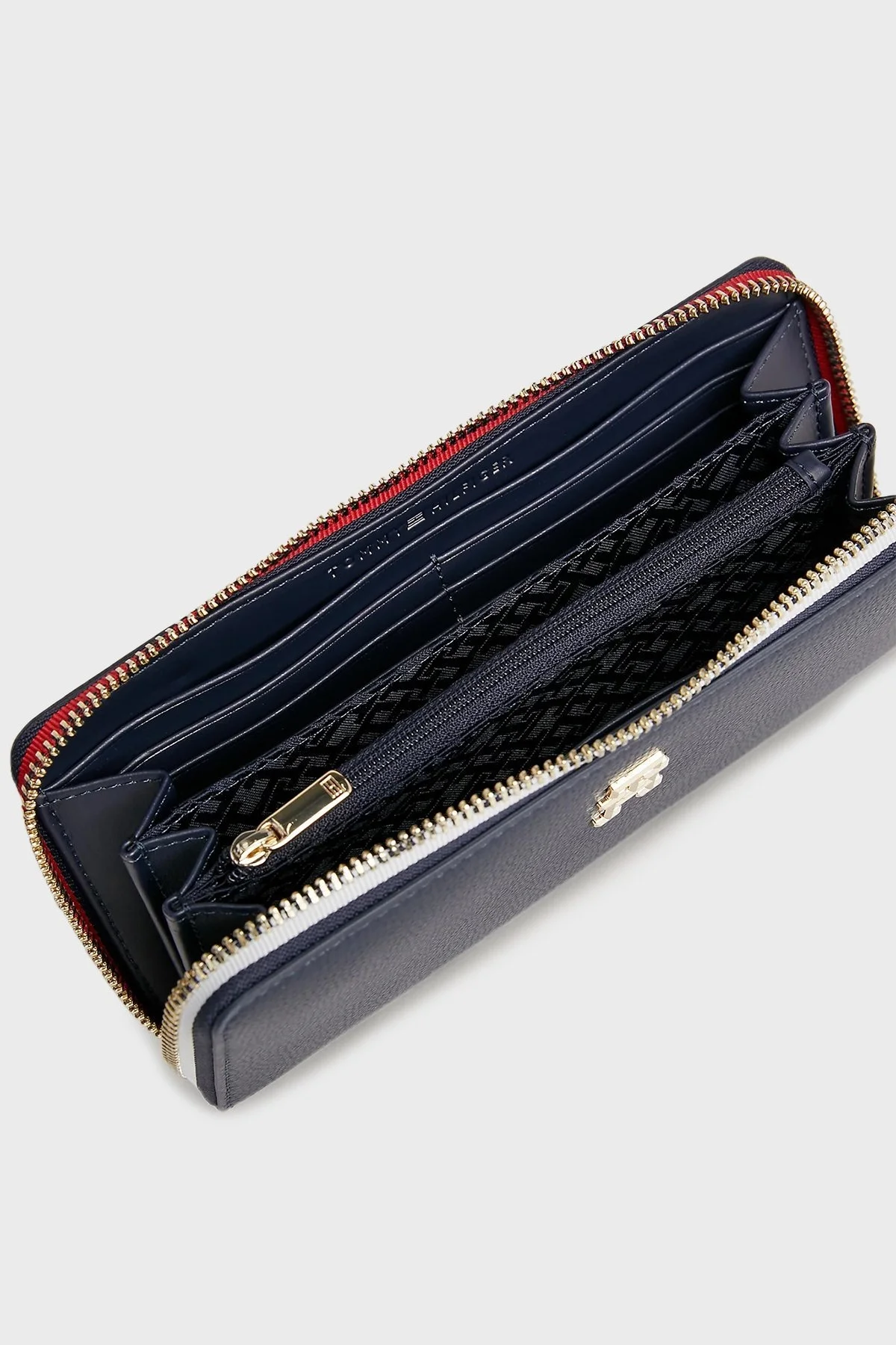 Tommy Hilfiger Logolu Çok Bölmeli Bayan Cüzdan AW0AW16094 DW6 LACİVERT - 3