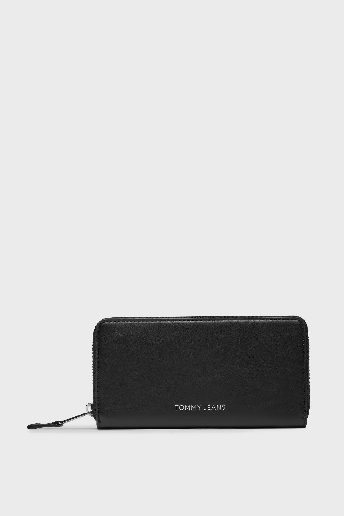 Tommy Hilfiger Logolu Çok Bölmeli Bayan Cüzdan AW0AW16101 BDS SİYAH - 1