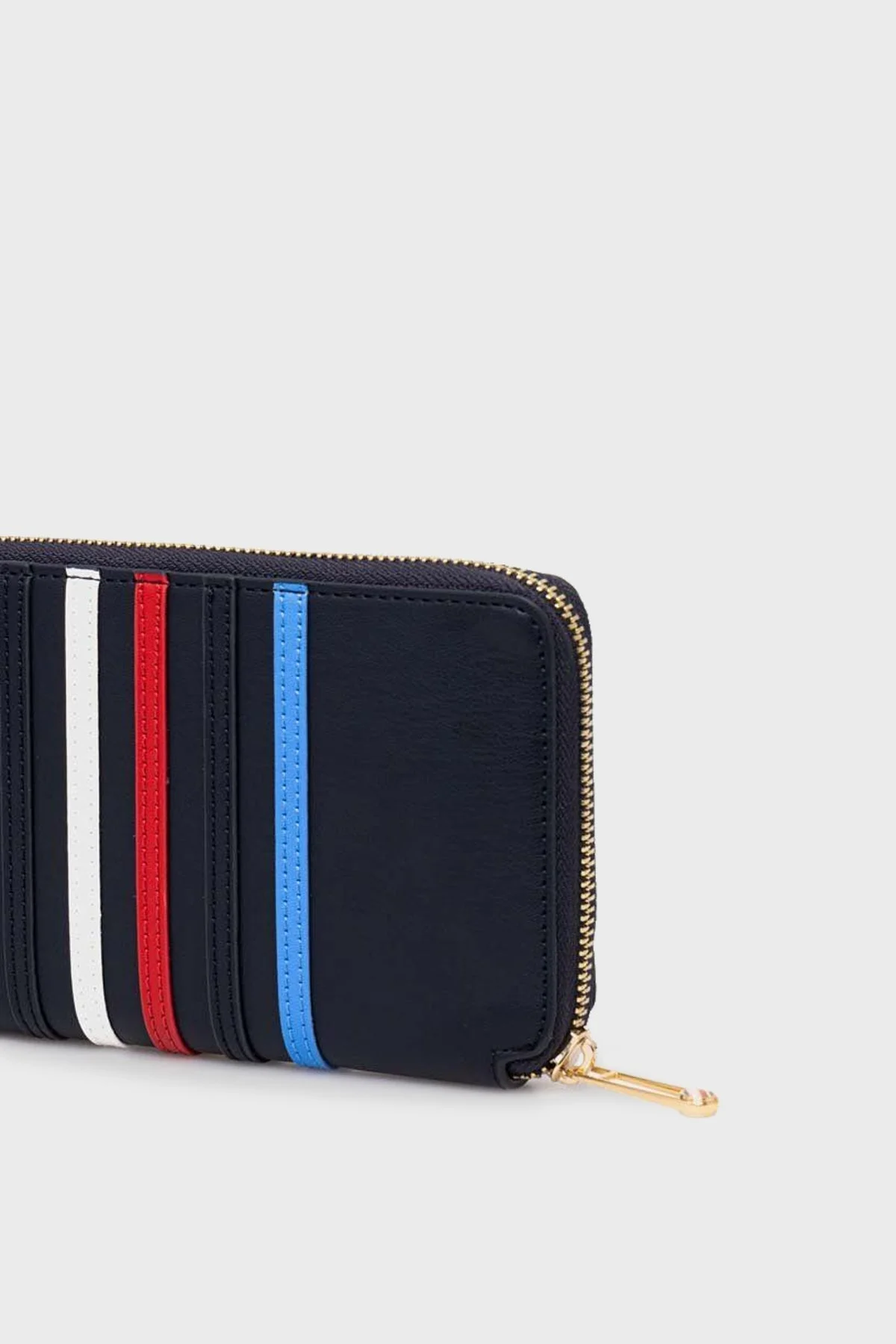 Tommy Hilfiger Logolu Çok Bölmeli Bayan Cüzdan AW0AW16165 DW6 LACİVERT - 2