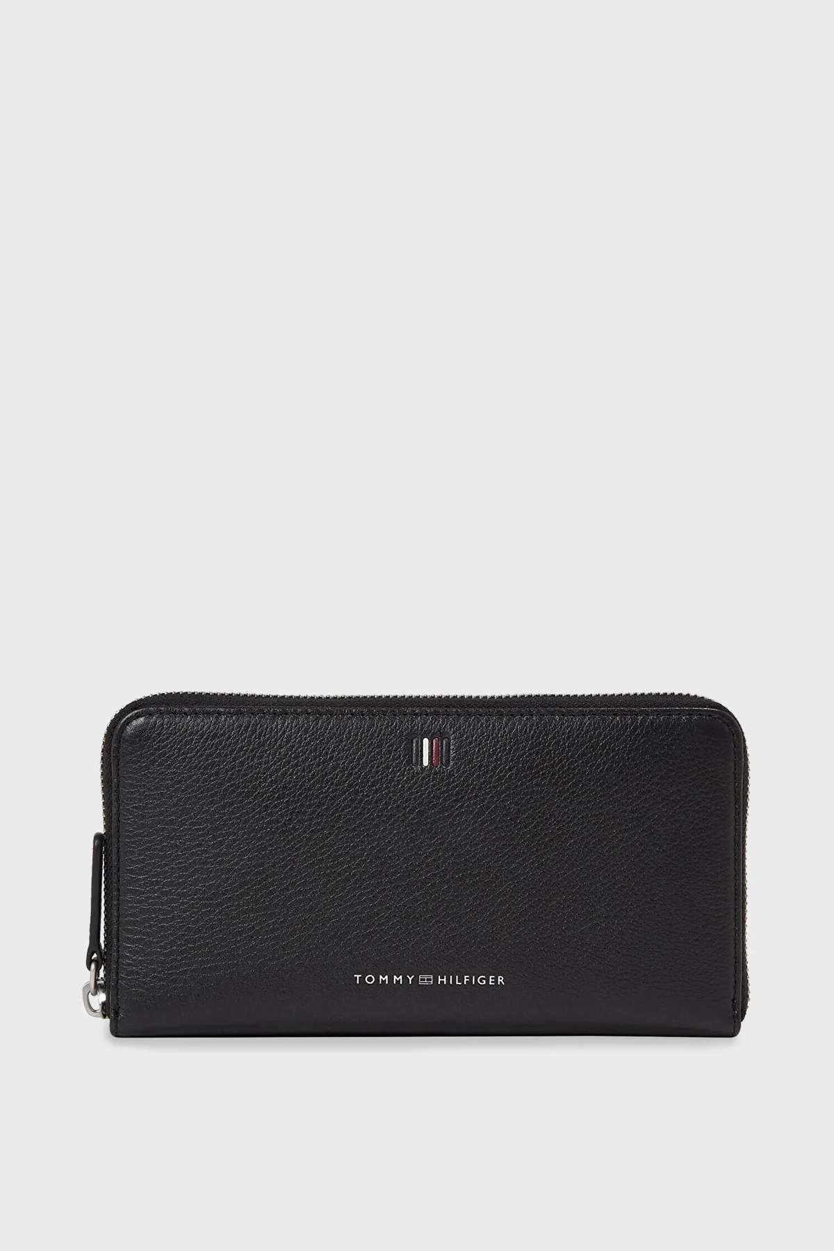 Tommy Hilfiger Logolu Çok Bölmeli Erkek Cüzdan AM0AM11842 BDS SİYAH - 1