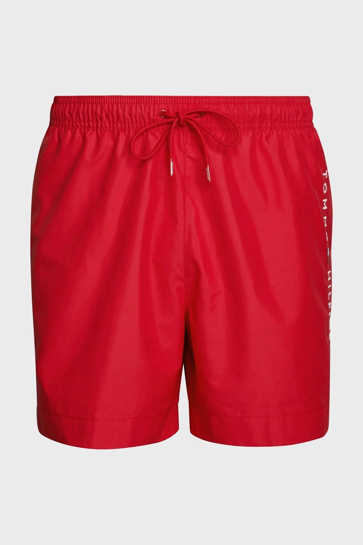 Tommy Hilfiger Logolu Deniz Şortu Belden Bağlamalı Cepli Erkek Mayo Short UM0UM03258 XLG KIRMIZI - 5