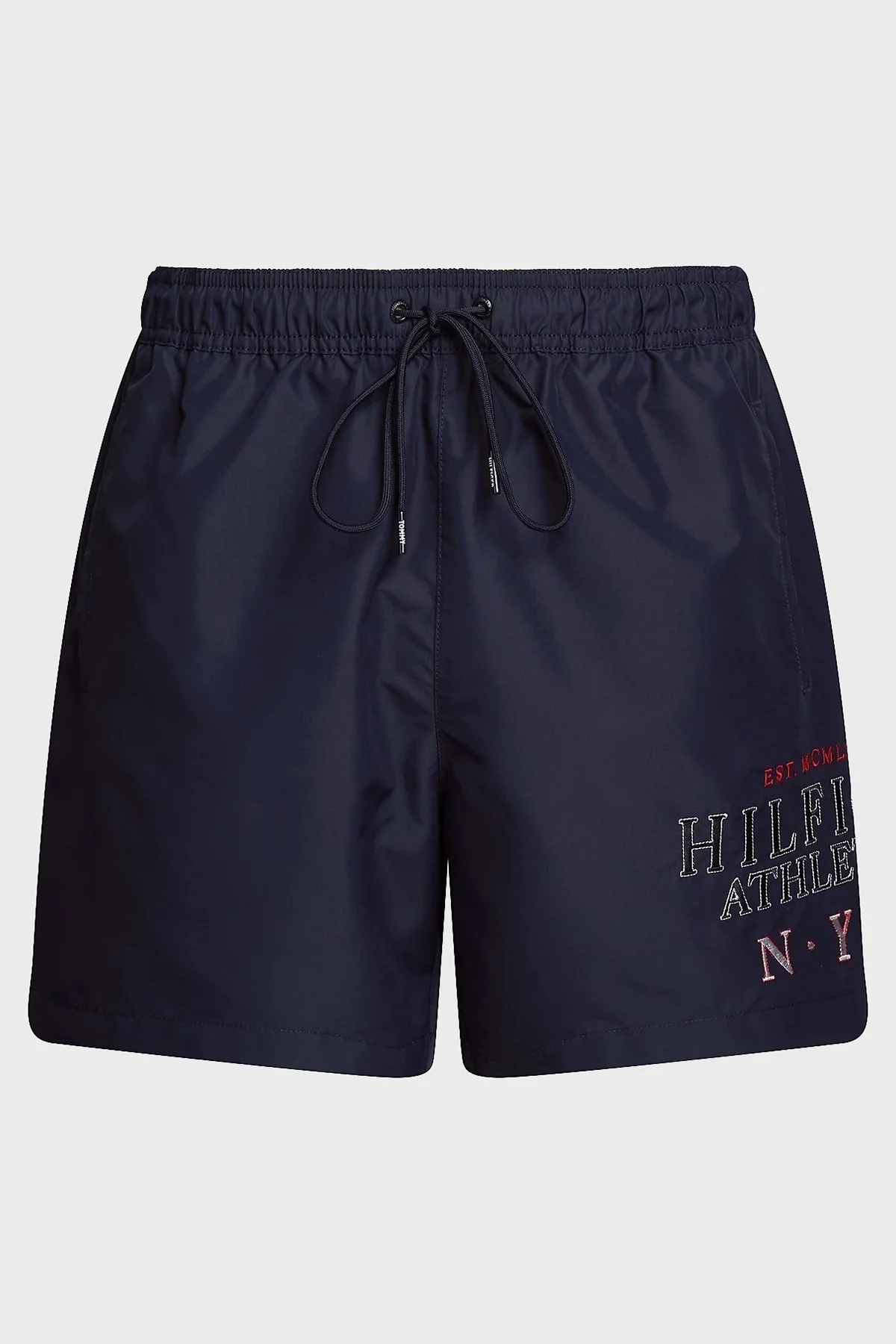 Tommy Hilfiger Logolu Deniz Şortu Belden Bağlamalı Cepli Erkek Mayo Short UM0UM03286 DW5 LACİVERT - 4