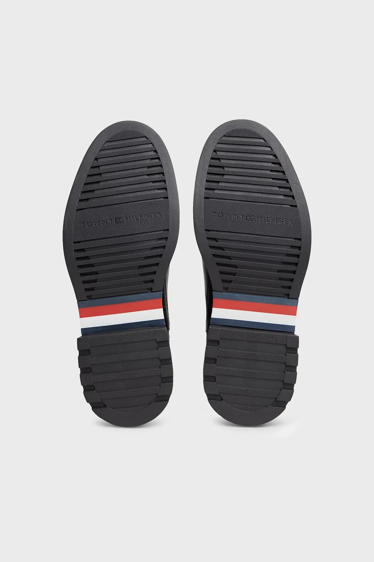 Tommy Hilfiger Logolu Deri Erkek Bot FM0FM05966 BDS Siyah - 7
