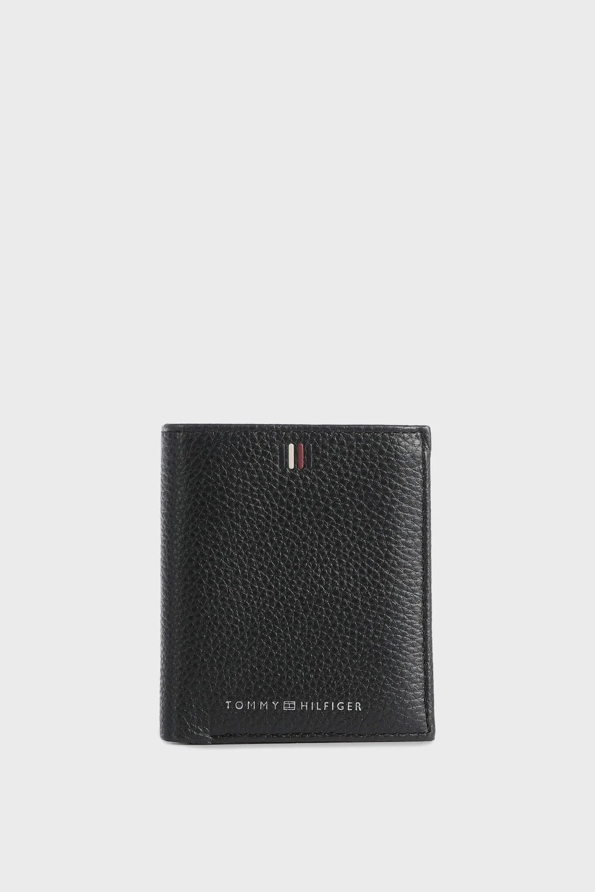 Tommy Hilfiger Logolu Deri Erkek Cüzdan AM0AM11851 BDS SİYAH - 1