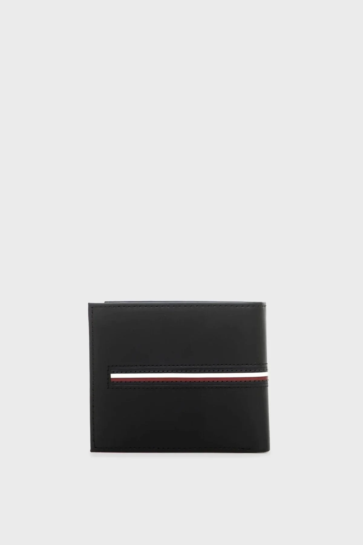 Tommy Hilfiger Logolu Deri Erkek Cüzdan AM0AM12003 BDS SİYAH - 2
