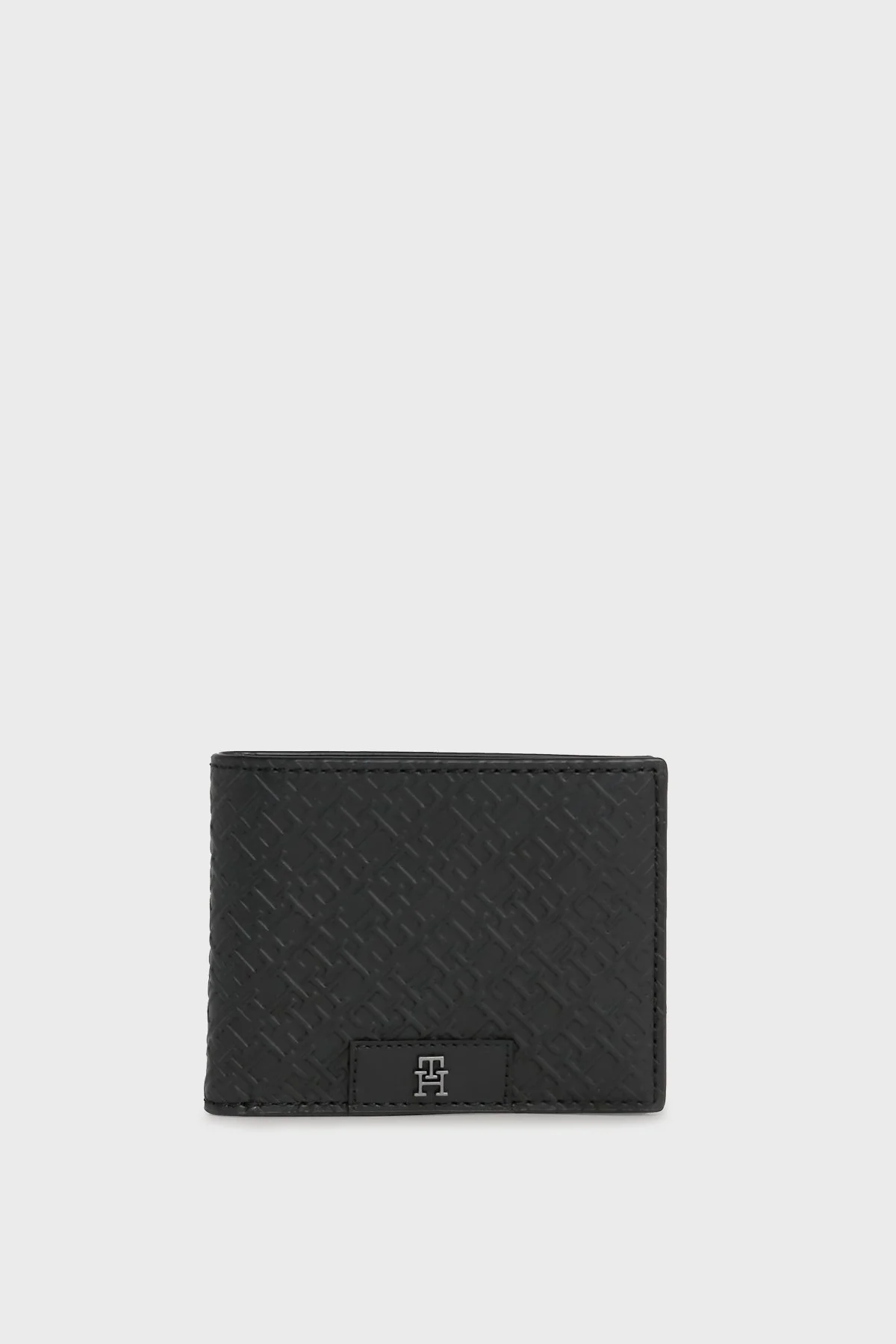 Tommy Hilfiger Logolu Deri Erkek Cüzdan AM0AM12175 BDS SİYAH - 1