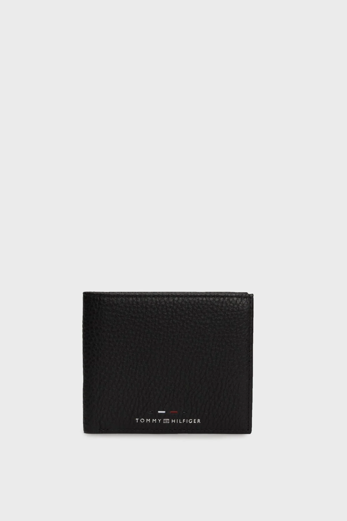 Tommy Hilfiger Logolu Deri Erkek Cüzdan AM0AM12762 BDS SİYAH - 1