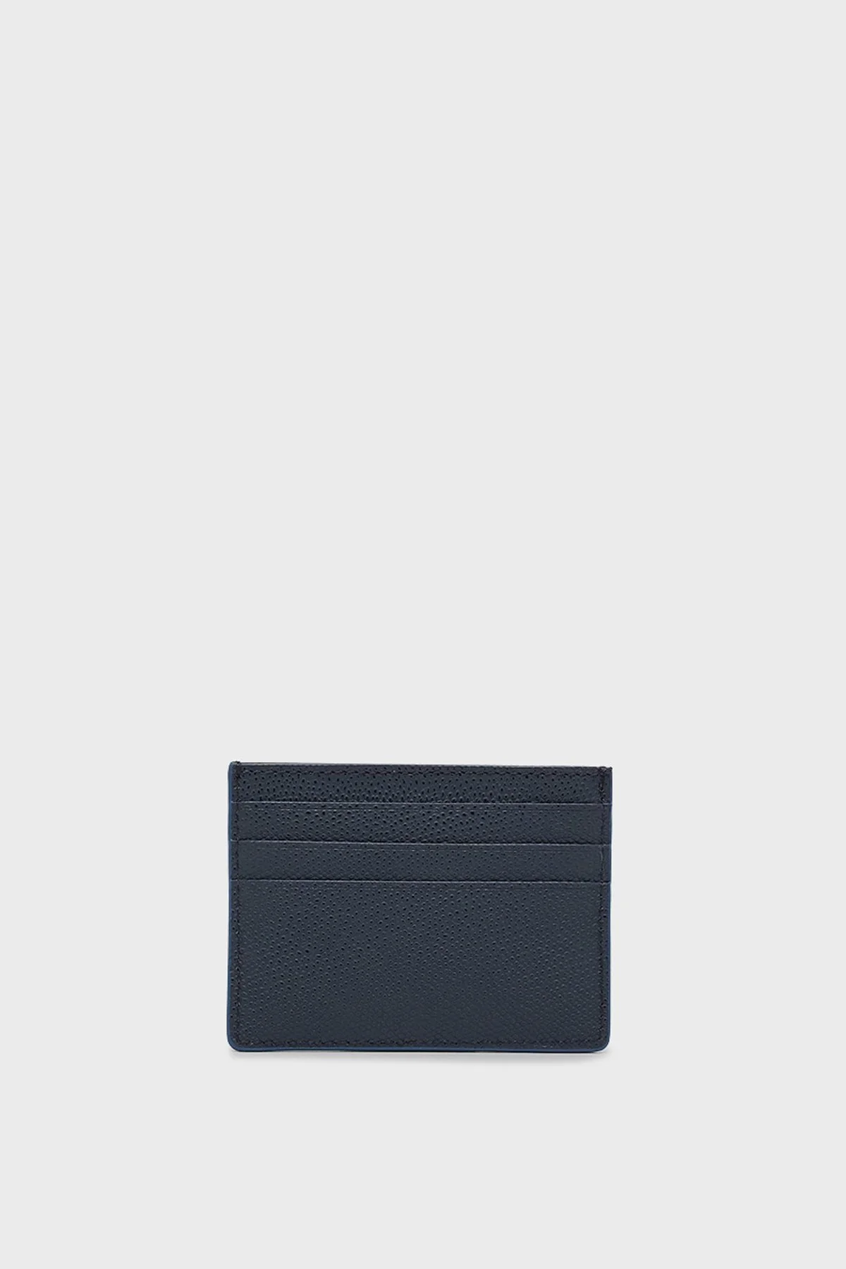 Tommy Hilfiger Logolu Deri Erkek Kartlık AM0AM11606 DW6 LACİVERT - 2