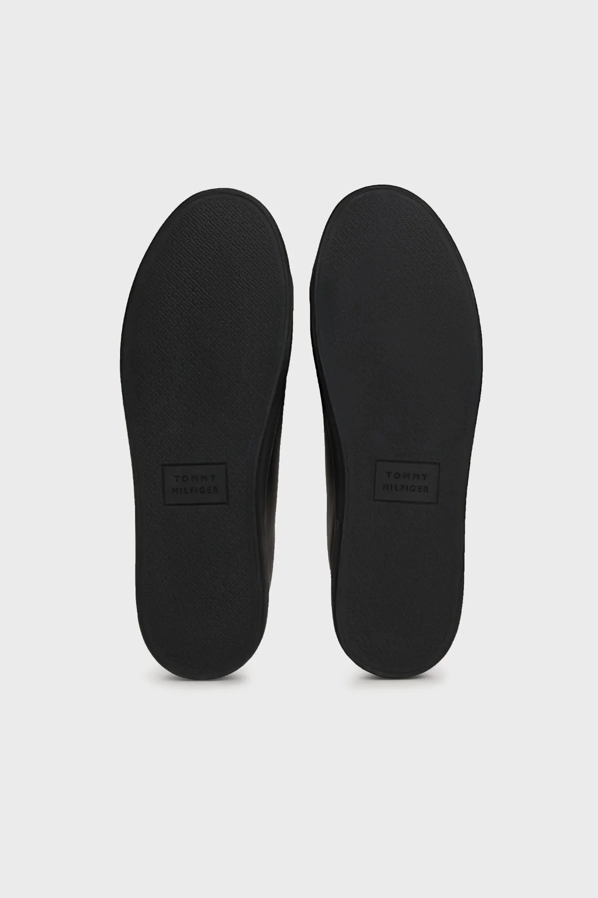 Tommy Hilfiger Logolu Deri Karışımlı Sneaker Erkek Ayakkabı FM0FM05041 BDS SİYAH - 5