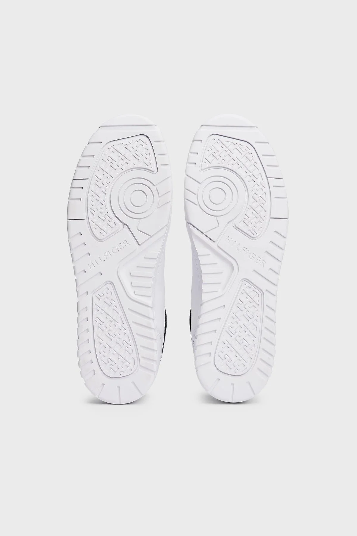 Tommy Hilfiger Logolu Deri Karışımlı Sneaker Erkek Ayakkabı FM0FM05369 YBS BEYAZ - 7