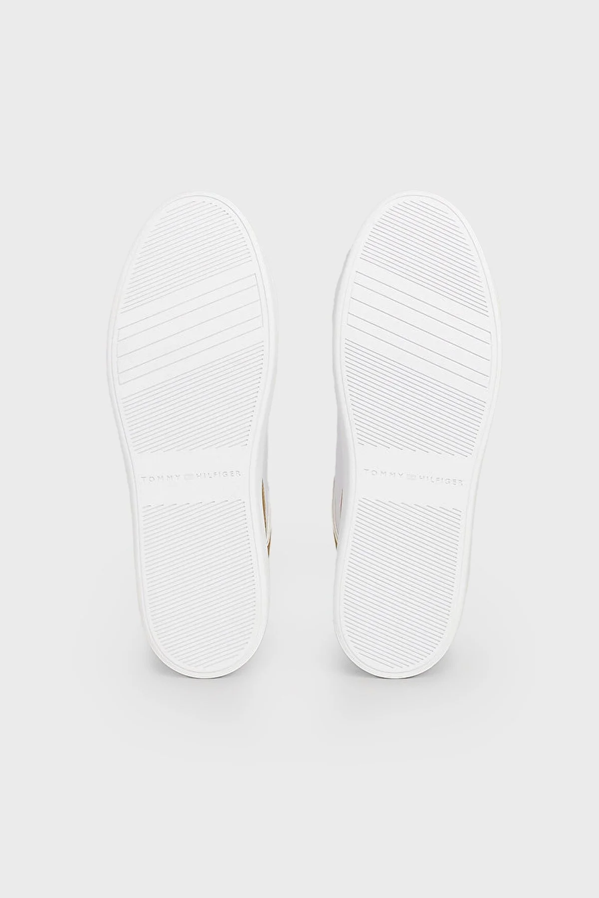 Tommy Hilfiger Logolu Deri Platform Sneaker Bayan Ayakkabı FW0FW08073 0K6 BEYAZ - 5