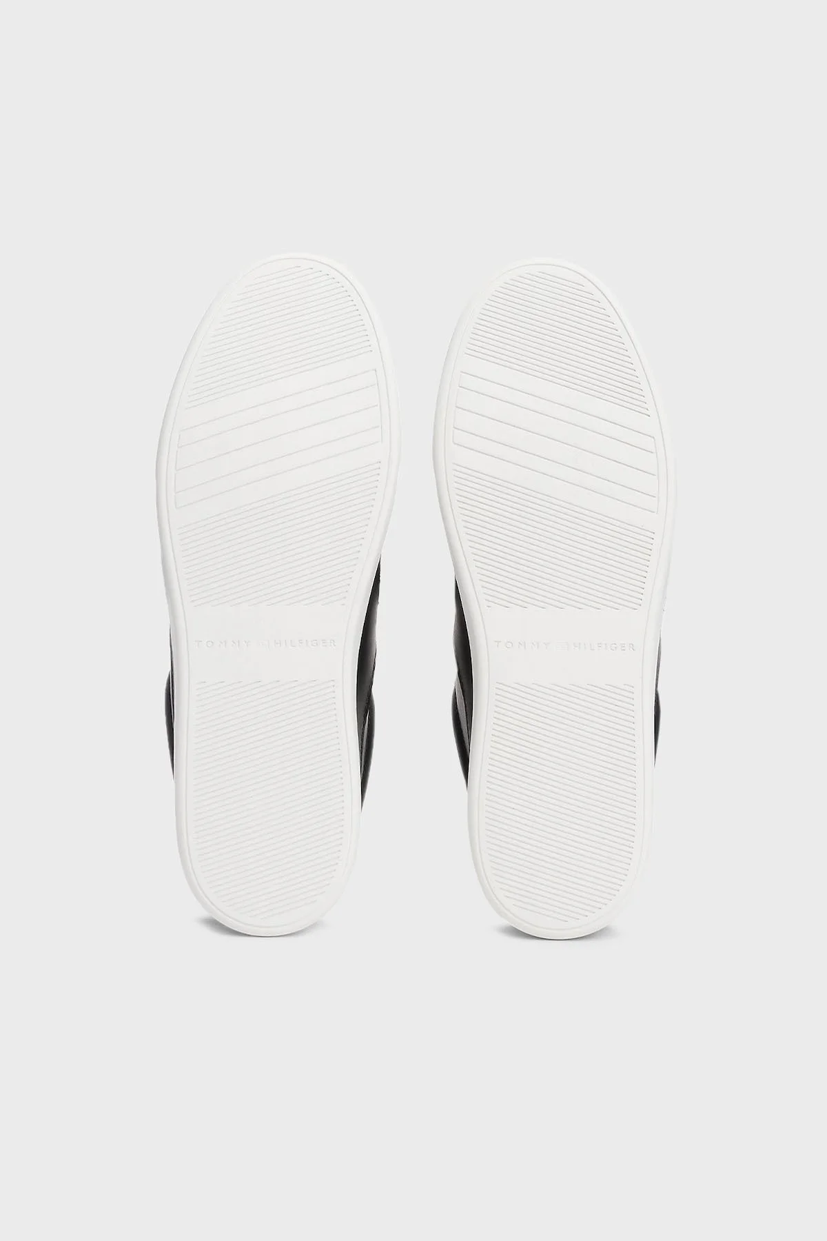 Tommy Hilfiger Logolu Deri Sneaker Bayan Ayakkabı FW0FW08322 BDS SİYAH - 7