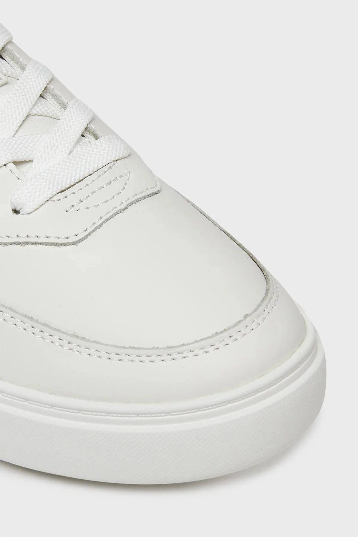 Tommy Hilfiger Logolu Deri Sneaker Bayan Ayakkabı FW0FW08680 0GB BEYAZ - 9