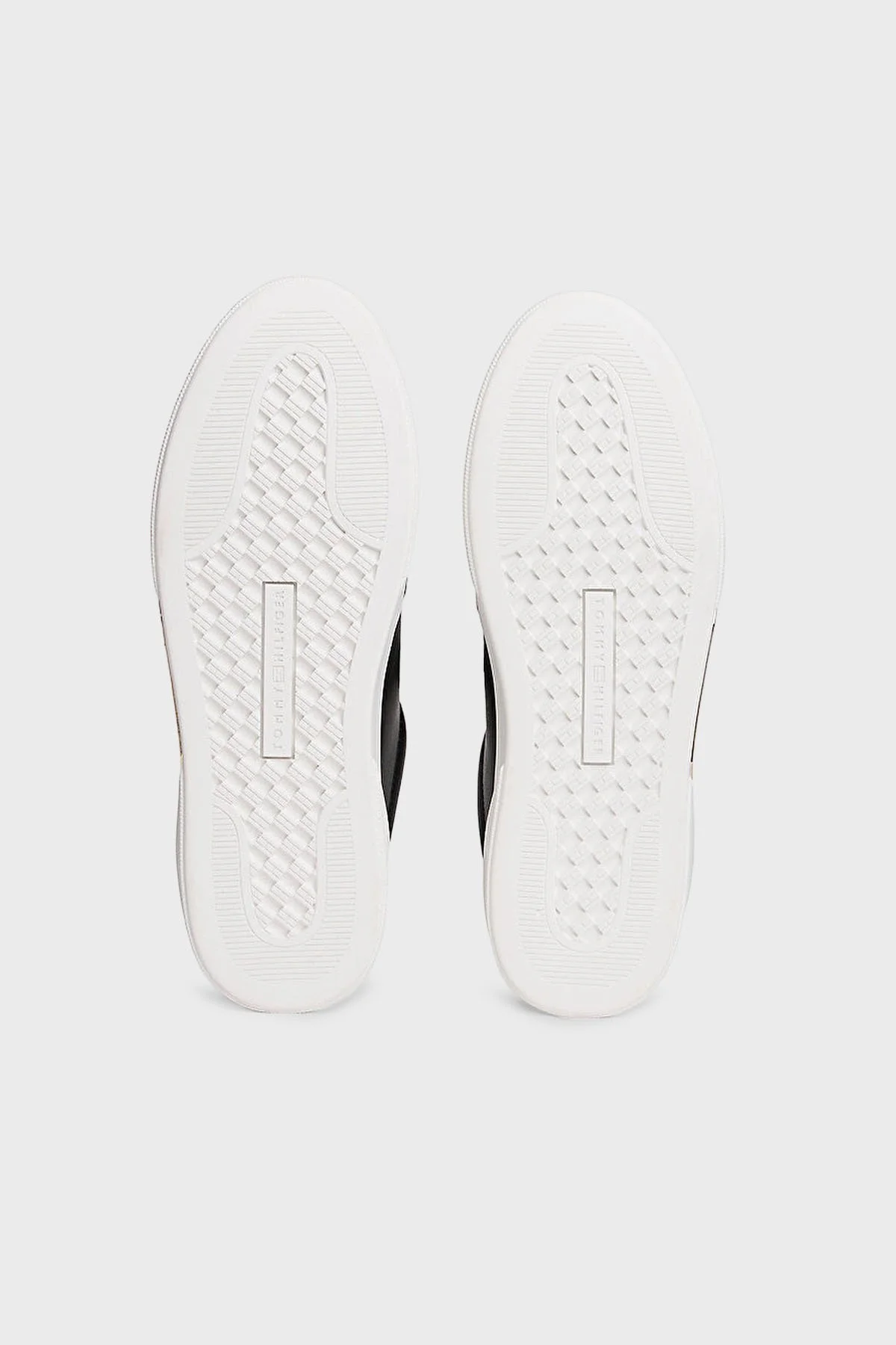 Tommy Hilfiger Logolu Deri Sneaker Kadın Ayakkabı FW0FW08682 BDS SİYAH - 6