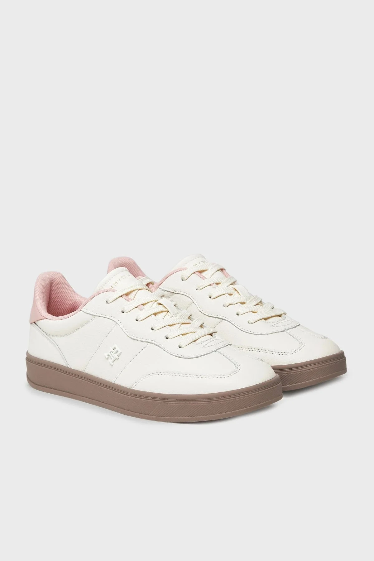 Tommy Hilfiger Logolu Deri Sneaker Bayan Ayakkabı FW0FW08755 TQN AÇIK PEMBE - 8
