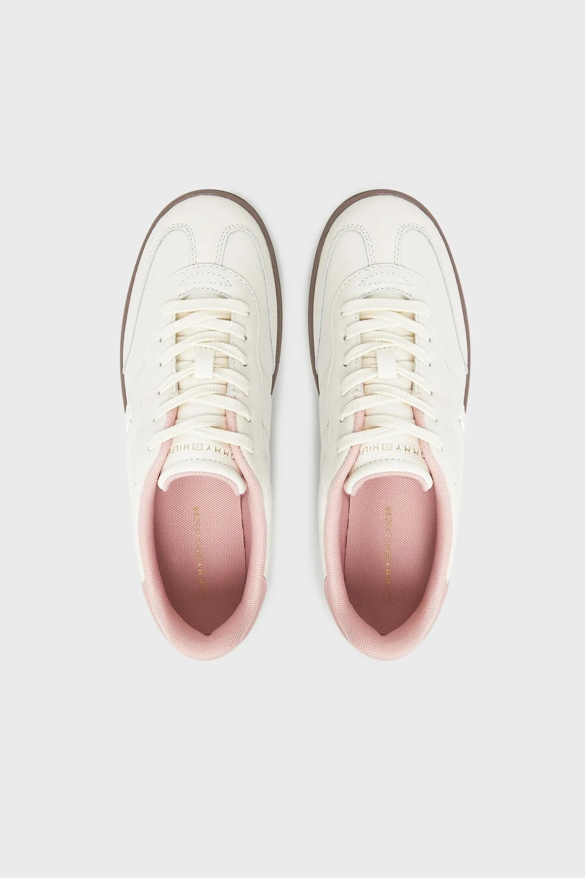 Tommy Hilfiger Logolu Deri Sneaker Bayan Ayakkabı FW0FW08755 TQN AÇIK PEMBE - 9