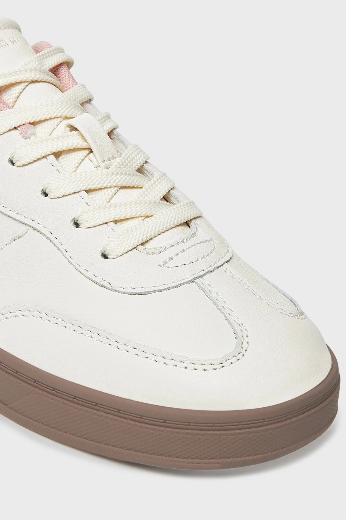 Tommy Hilfiger Logolu Deri Sneaker Bayan Ayakkabı FW0FW08755 TQN AÇIK PEMBE - 11