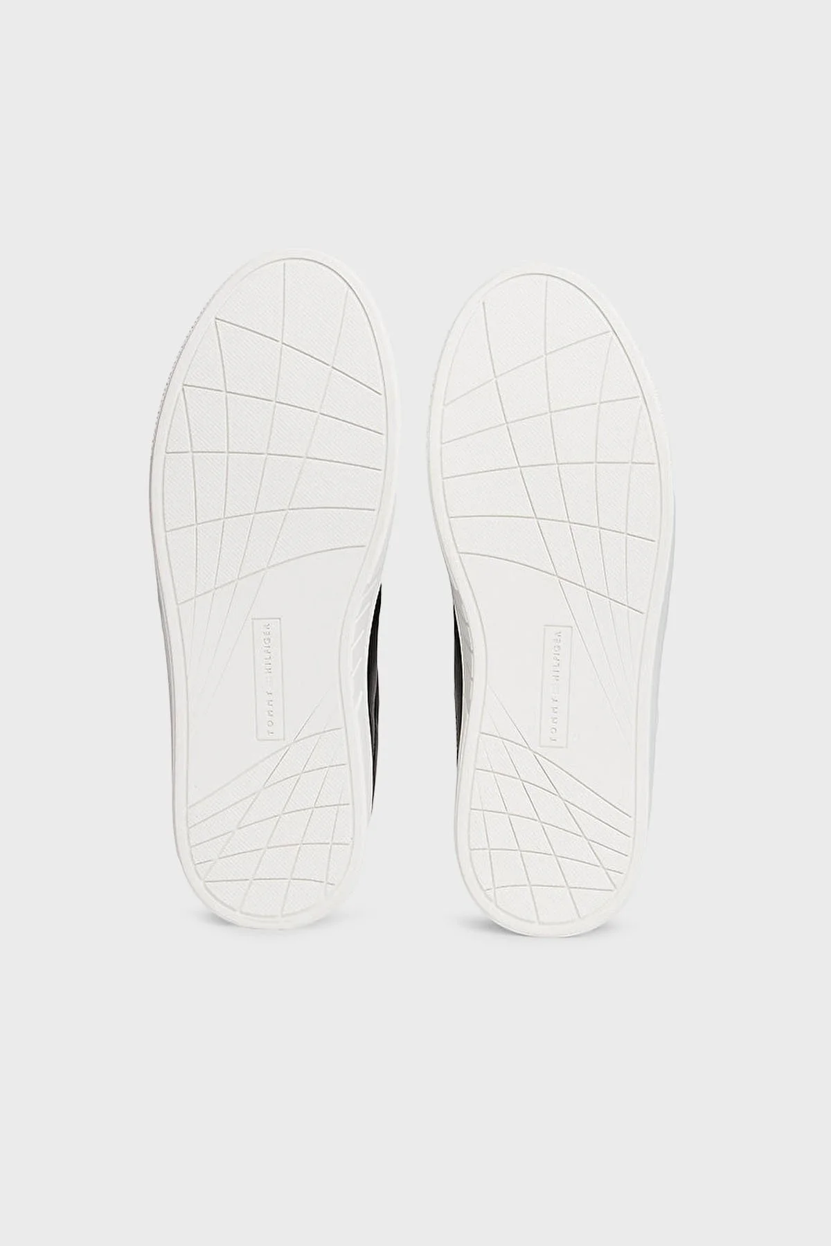 Tommy Hilfiger Logolu Deri Sneaker Kadın Ayakkabı FW0FW08815 BDS SİYAH - 7